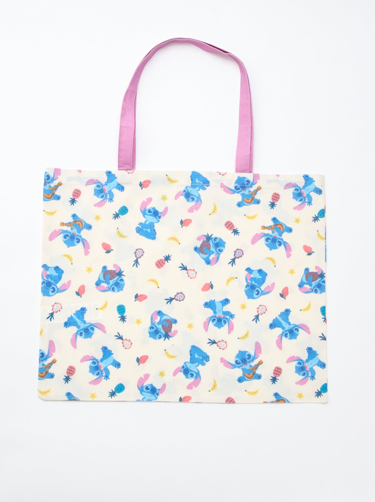 Tote bag XL en tissu 'Stitch' - Beige (EWE38_3)