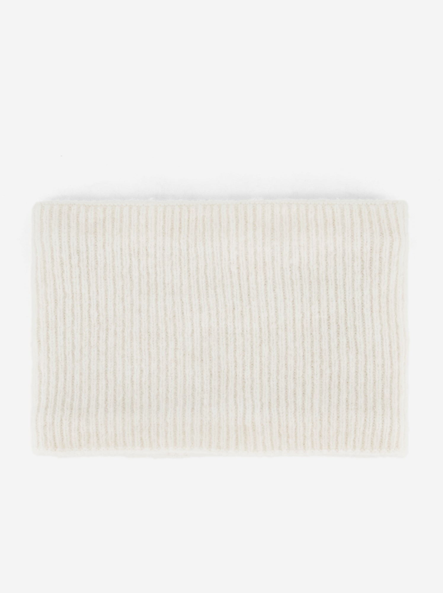 Tour de cou en maille avec doublure polaire - Beige