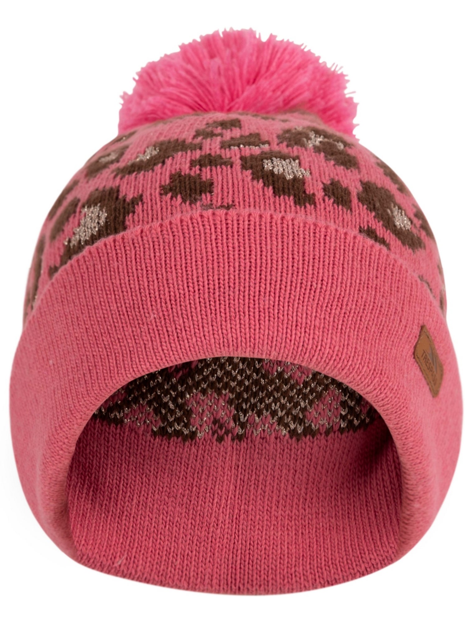 Trespass - Bonnet motif/style imprimé léopard KAYLANI - Rose