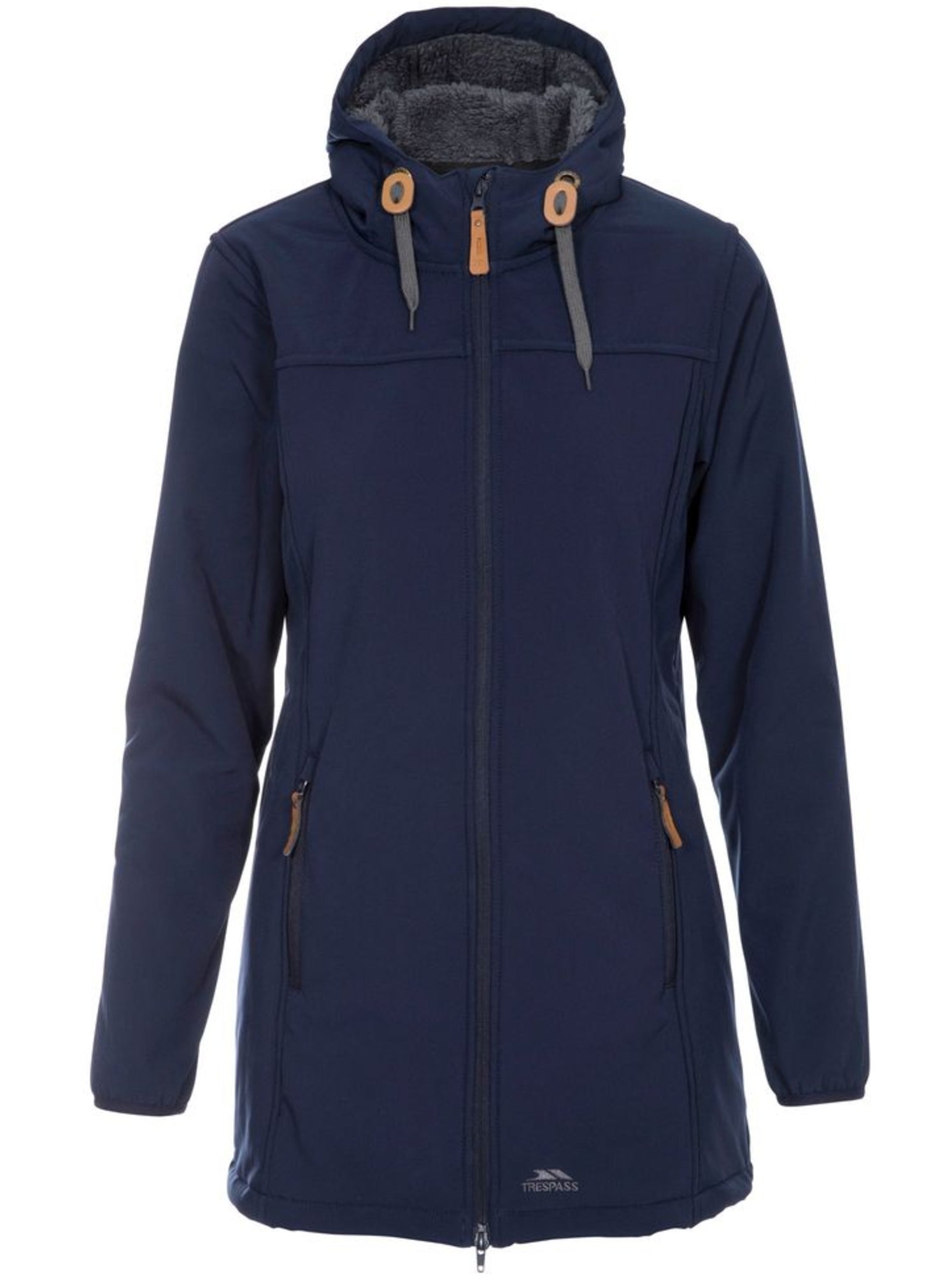 Trespass - Veste imperméable longue KRISTEN - Bleu marine