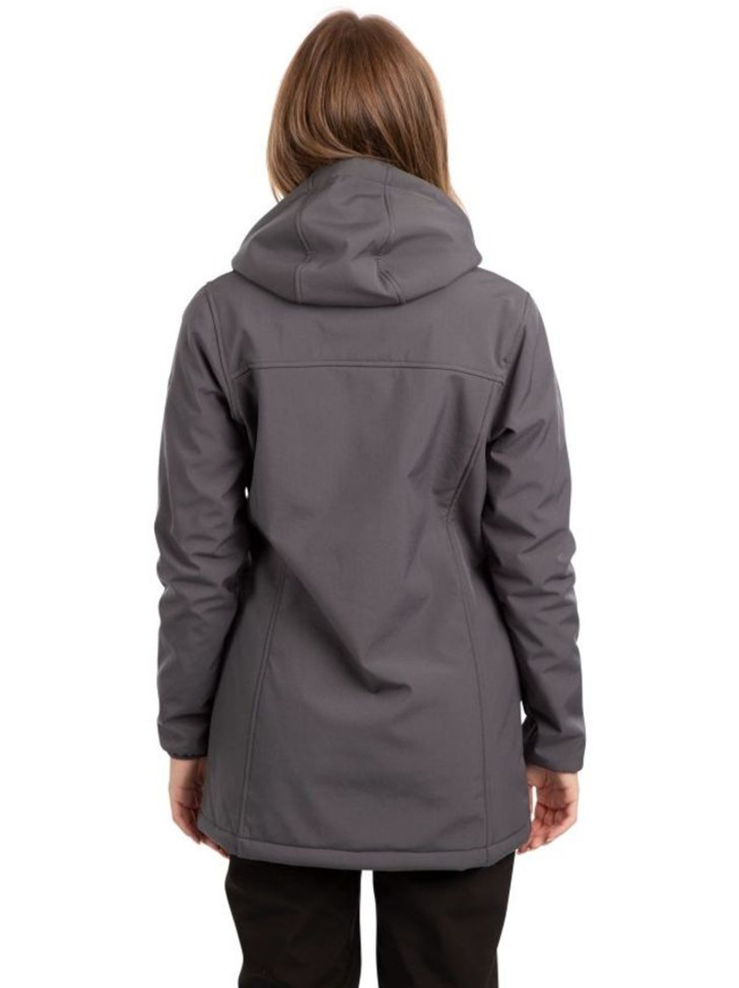 Trespass - Veste imperméable longue KRISTEN - Carbone