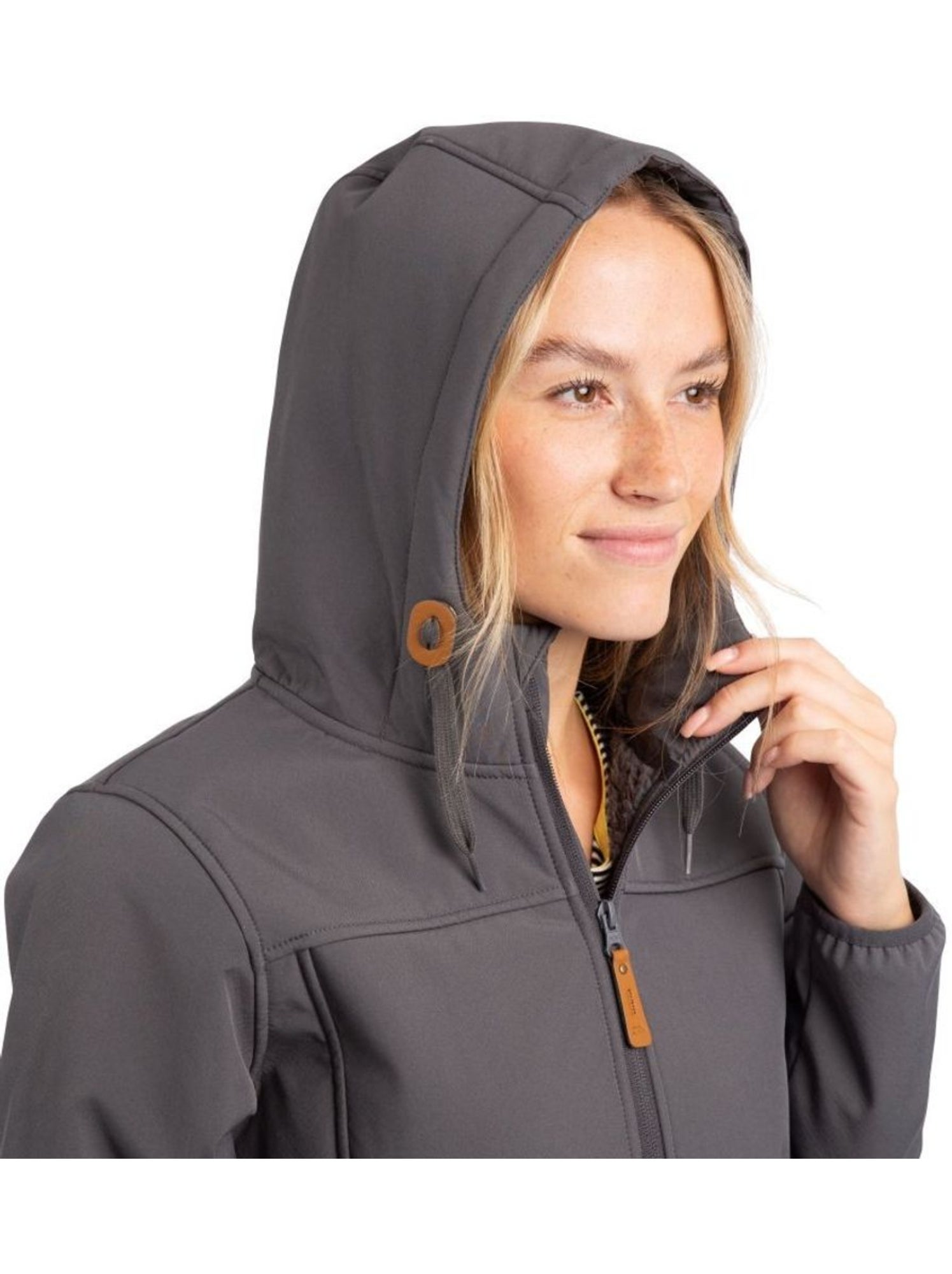 Trespass - Veste imperméable longue KRISTEN - Carbone