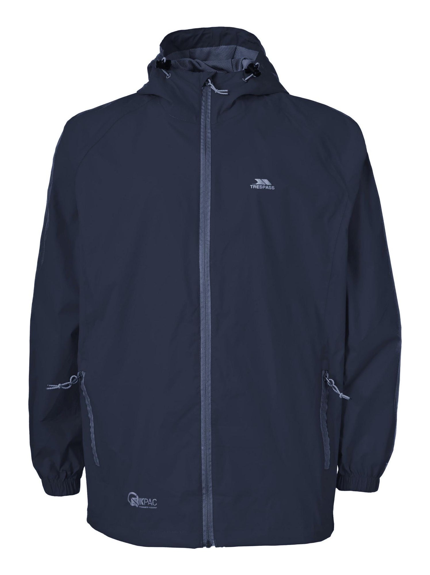 Trespass - Veste imperméable QIKPAC - Bleu marine