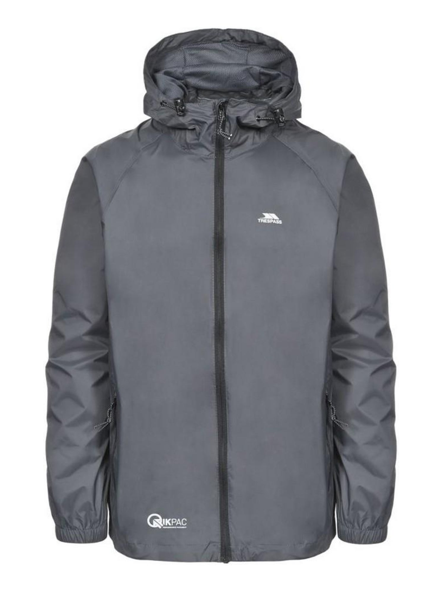 Trespass - Veste imperméable QIKPAC - gris anthracite