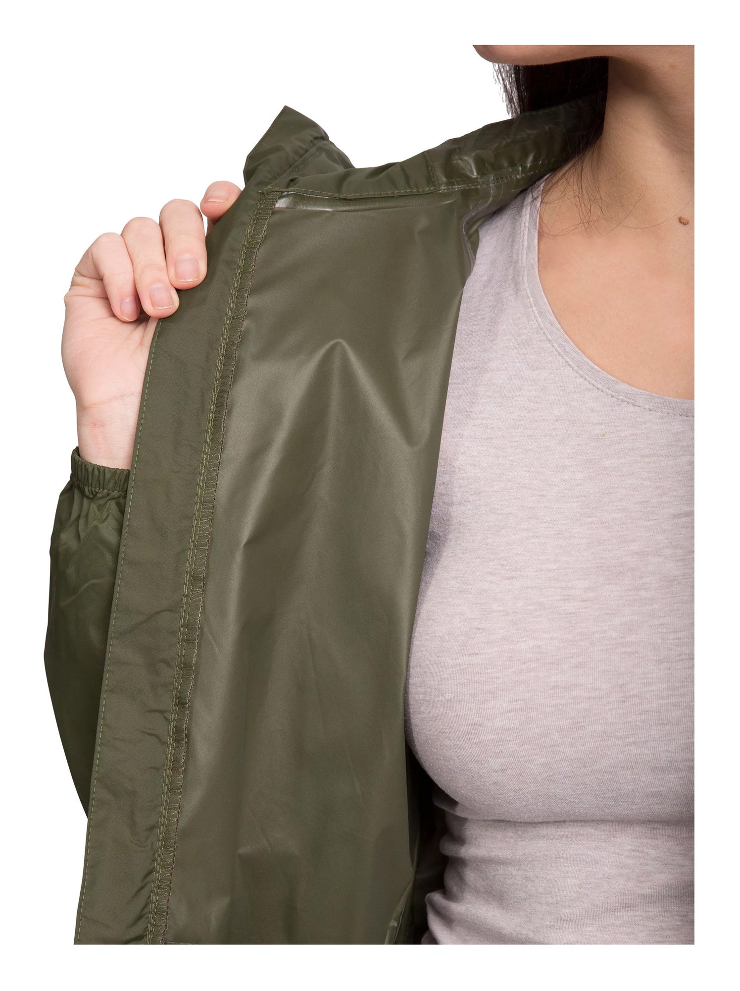 Trespass - Veste imperméable QIKPAC - Kaki