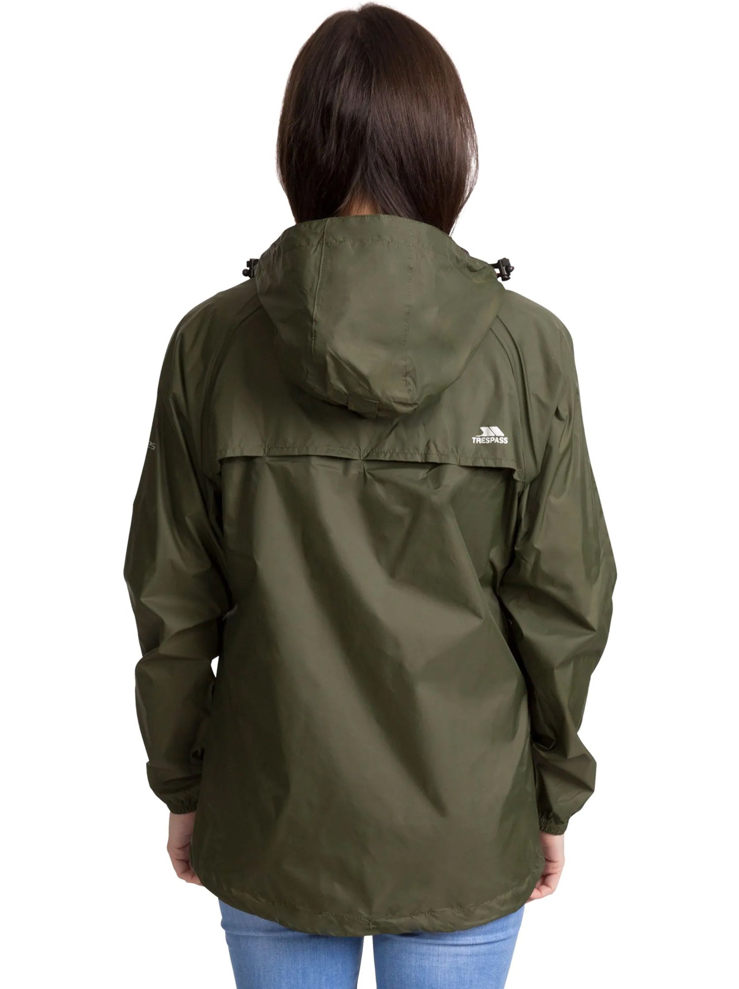 Trespass - Veste imperméable QIKPAC - Kaki
