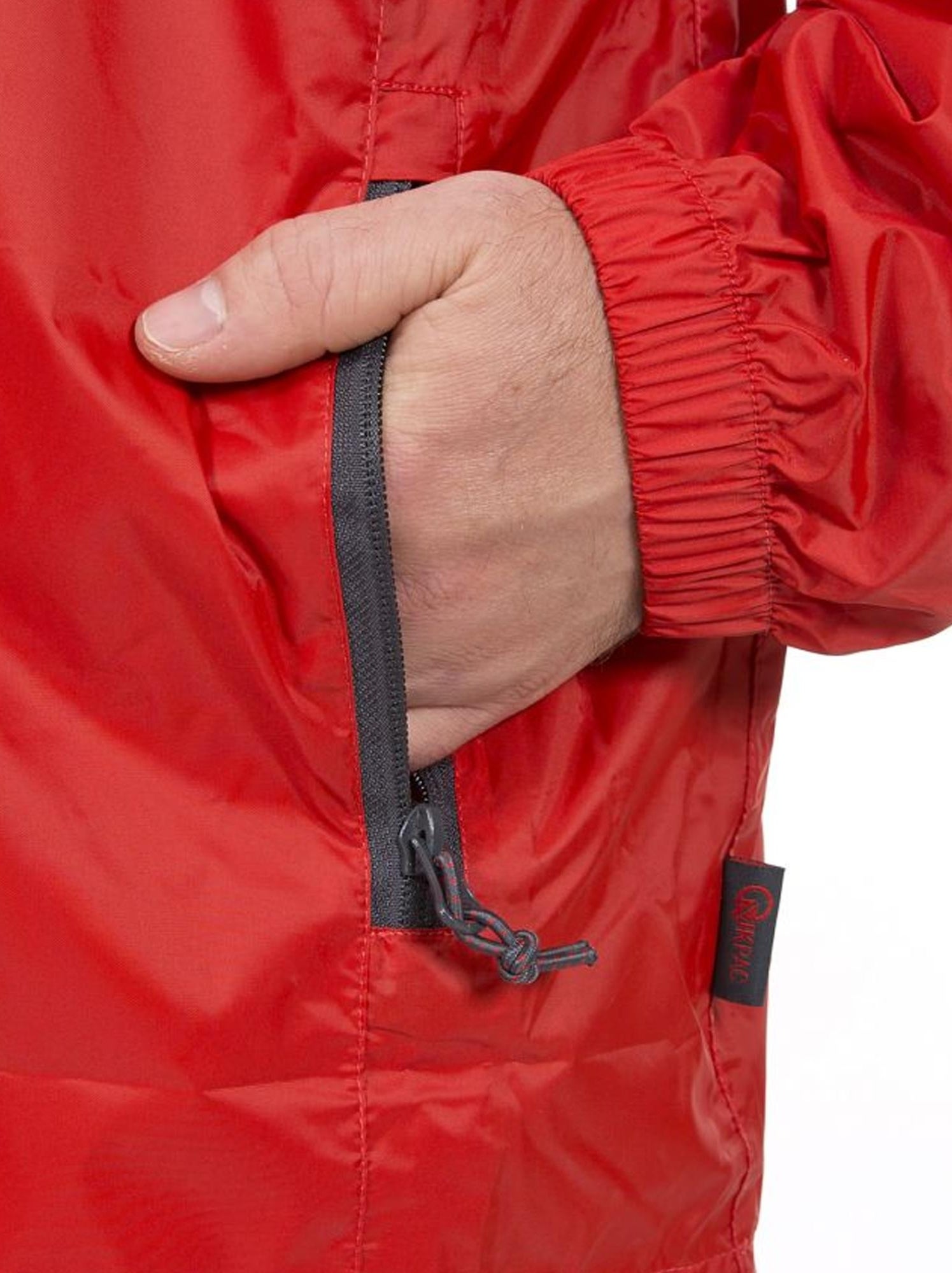Trespass - Veste imperméable QIKPAC - Rouge