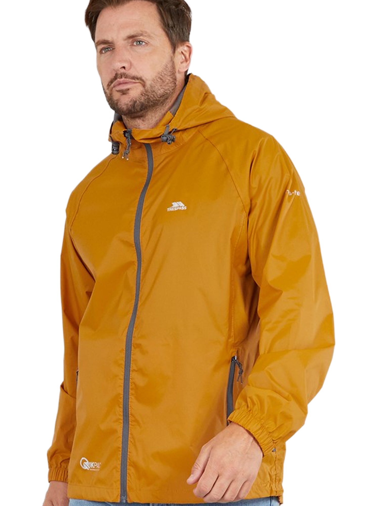 Trespass - Veste imperméable QIKPAC - Rouge brique
