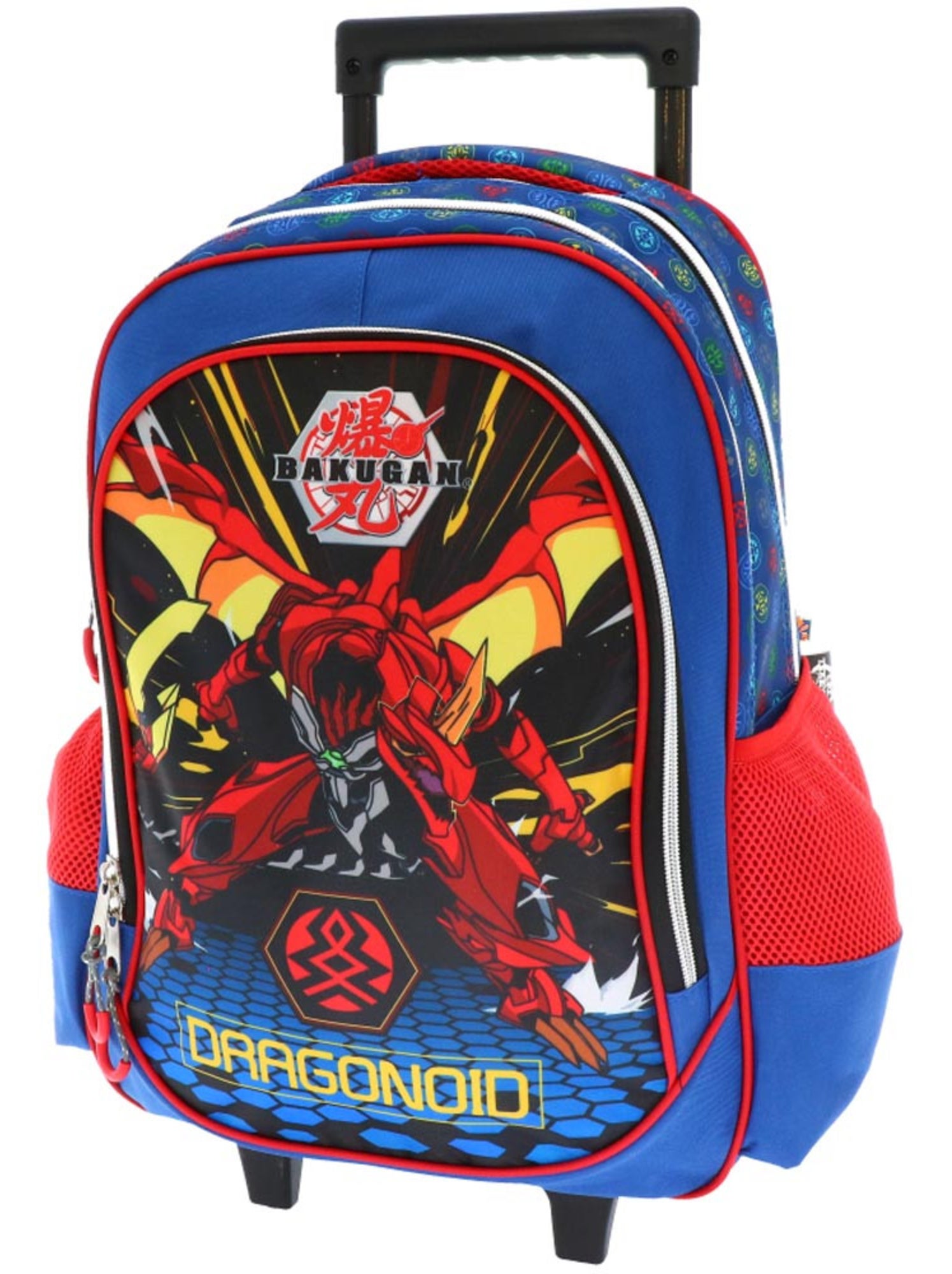 Trolley sac à dos bakugan dragonoid 45 cm - Bleu Rouge Noir