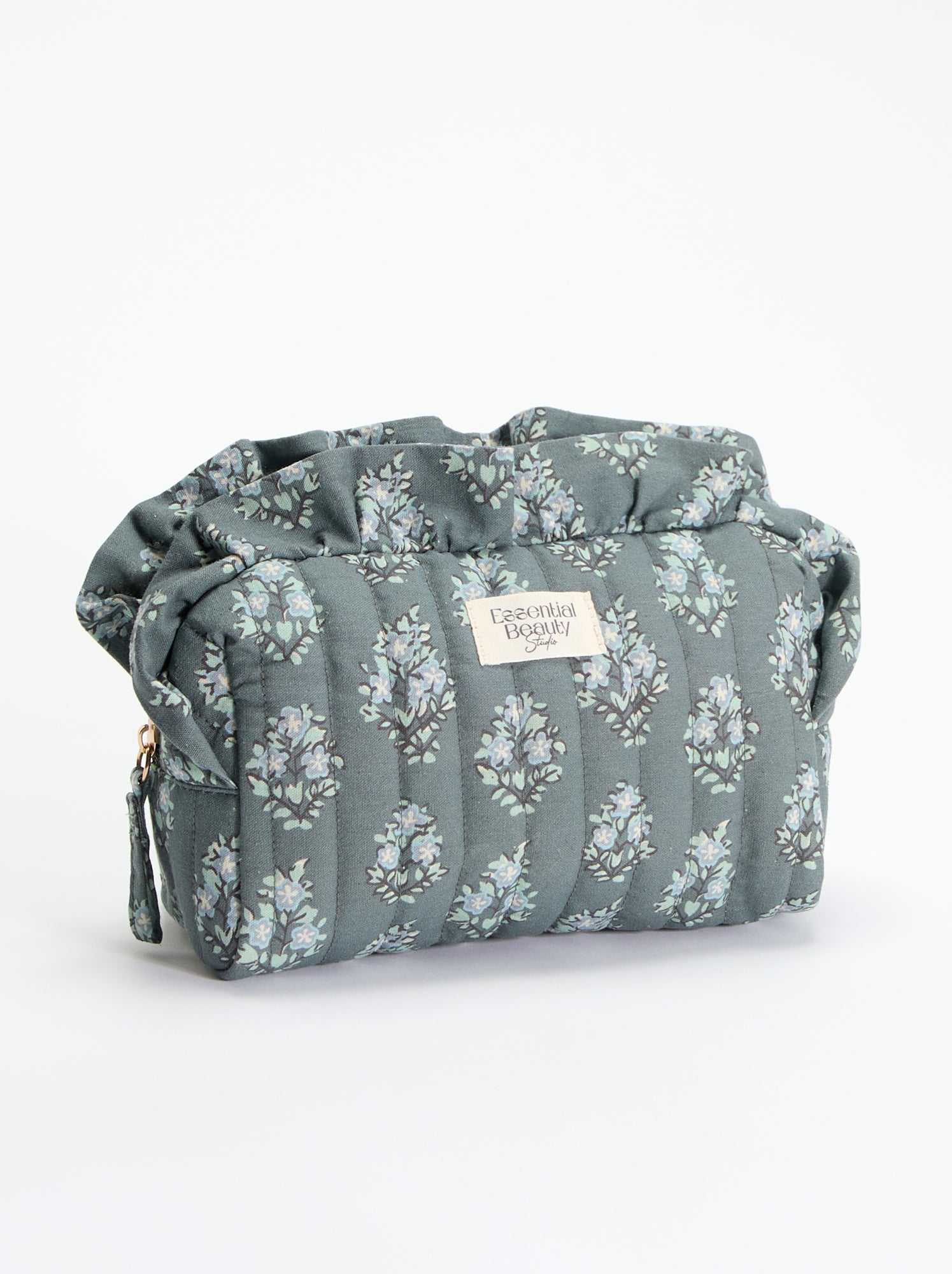 Trousse imprimée en textile - Vert