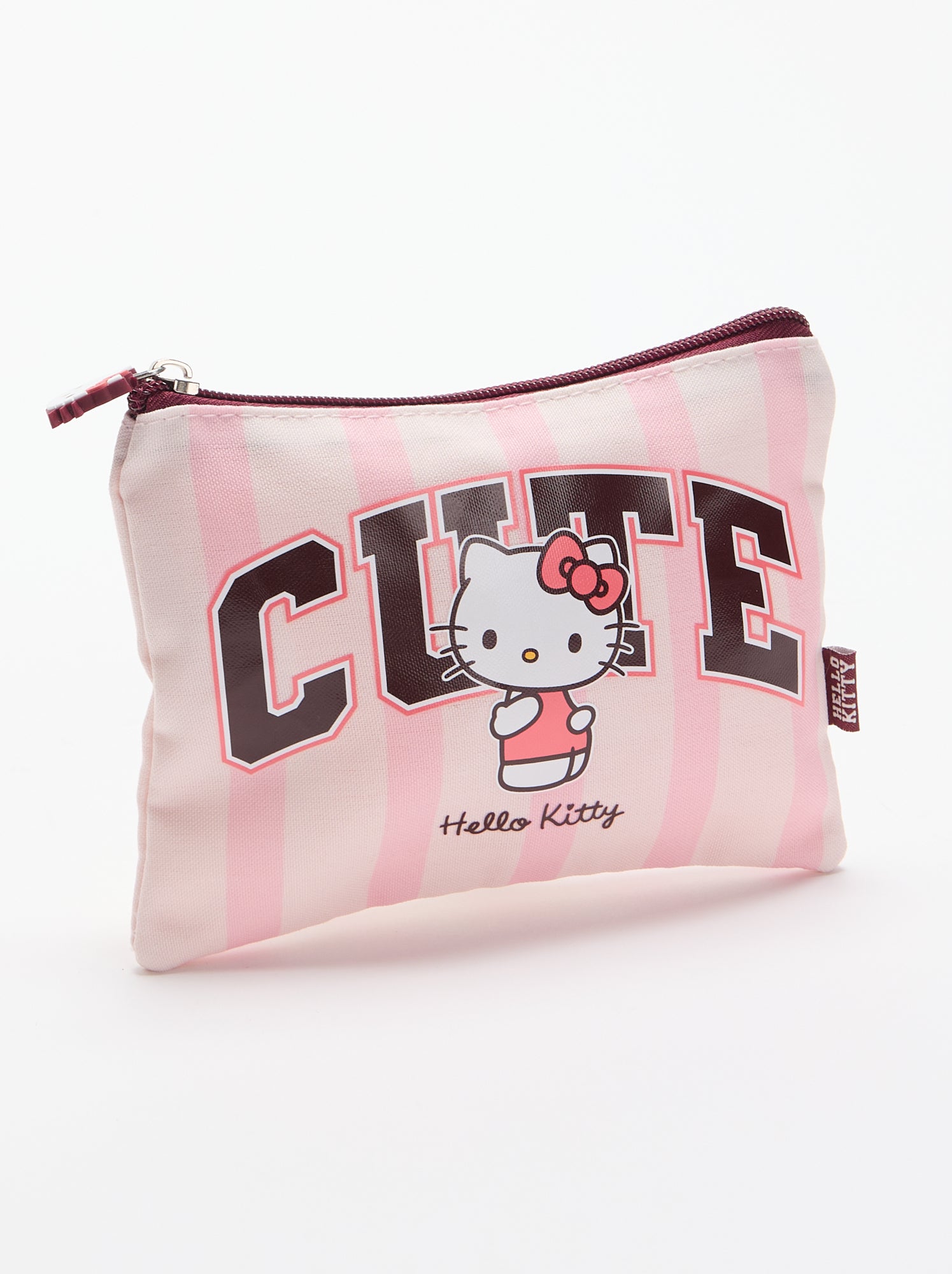 Trousse imprimée 'Hello Kitty' - Rose