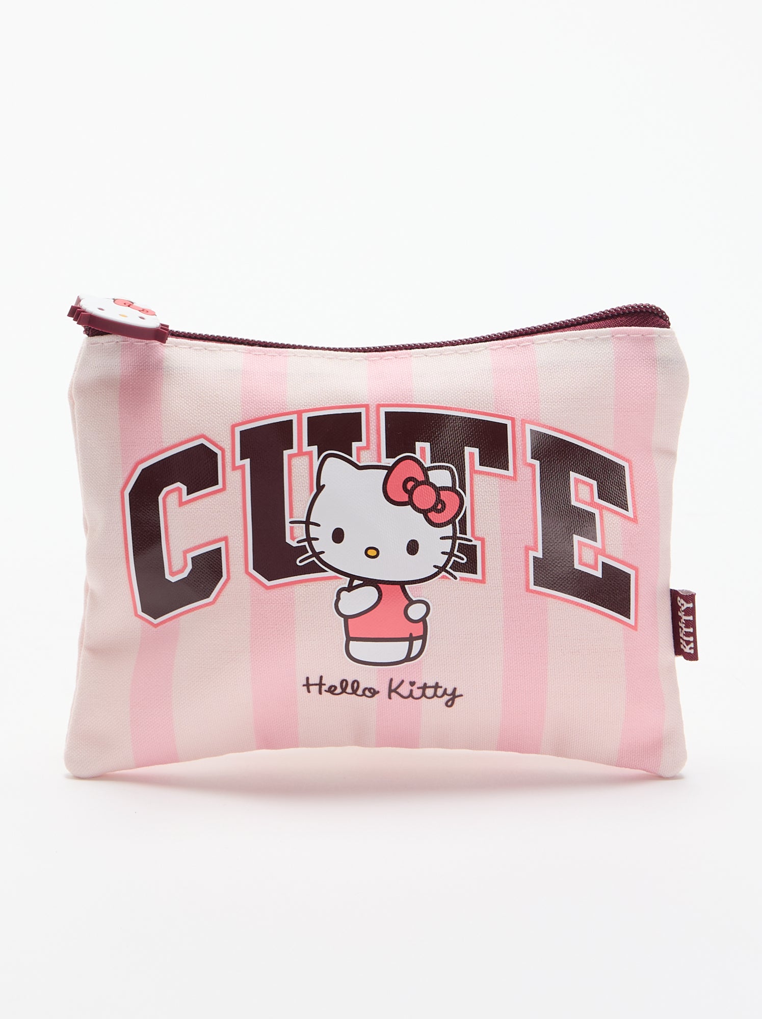 Trousse imprimée 'Hello Kitty' - Rose