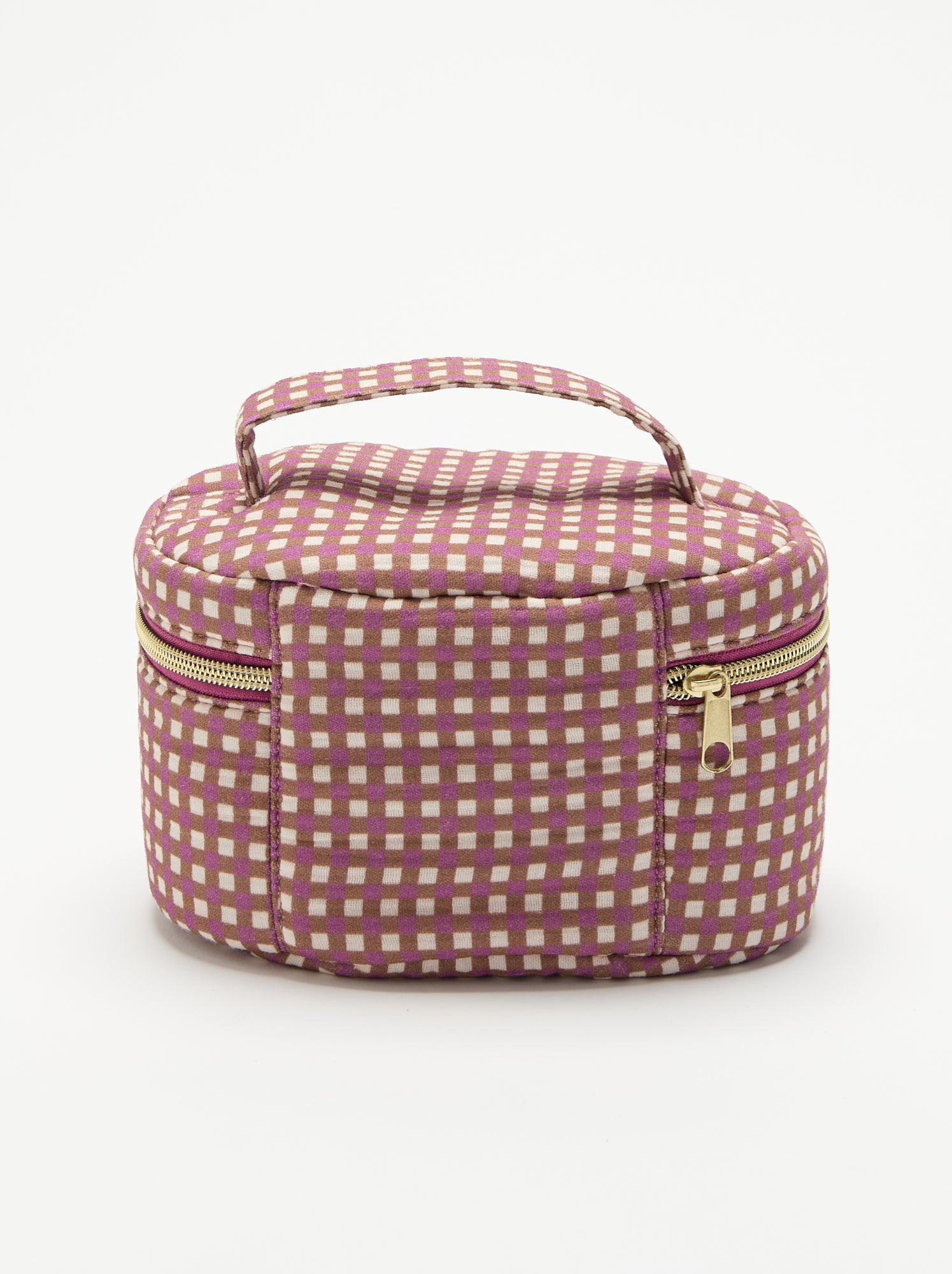 Trousse vanity imprimée - Marron