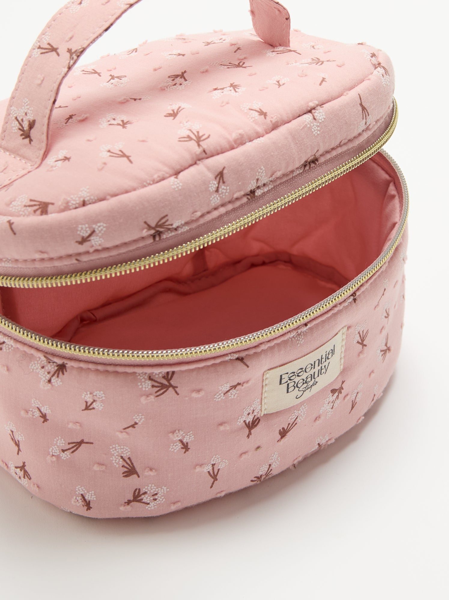 Trousse vanity imprimée - Rose