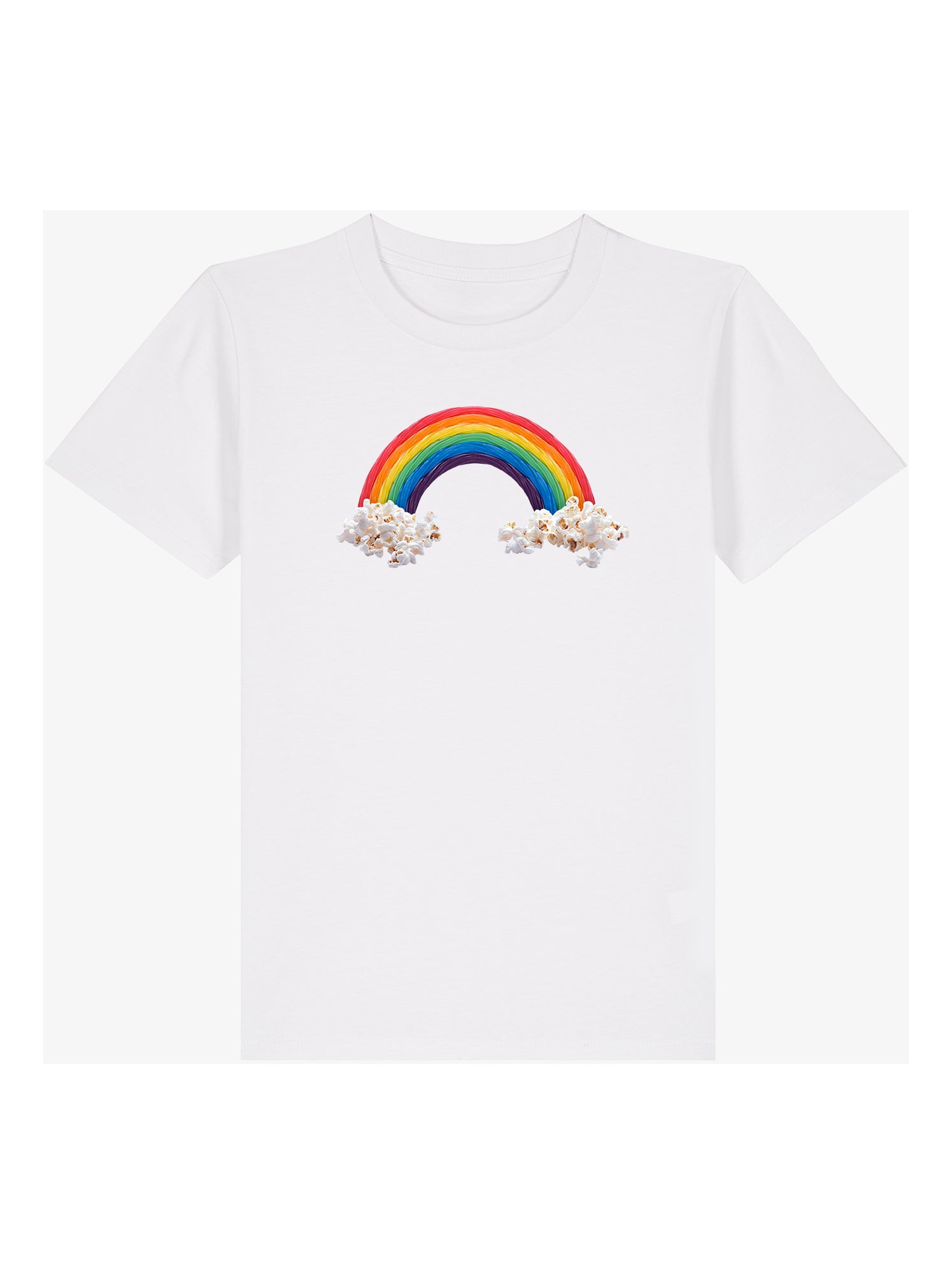 Tshirt Enfant CANDY RAINBAW - Blanc