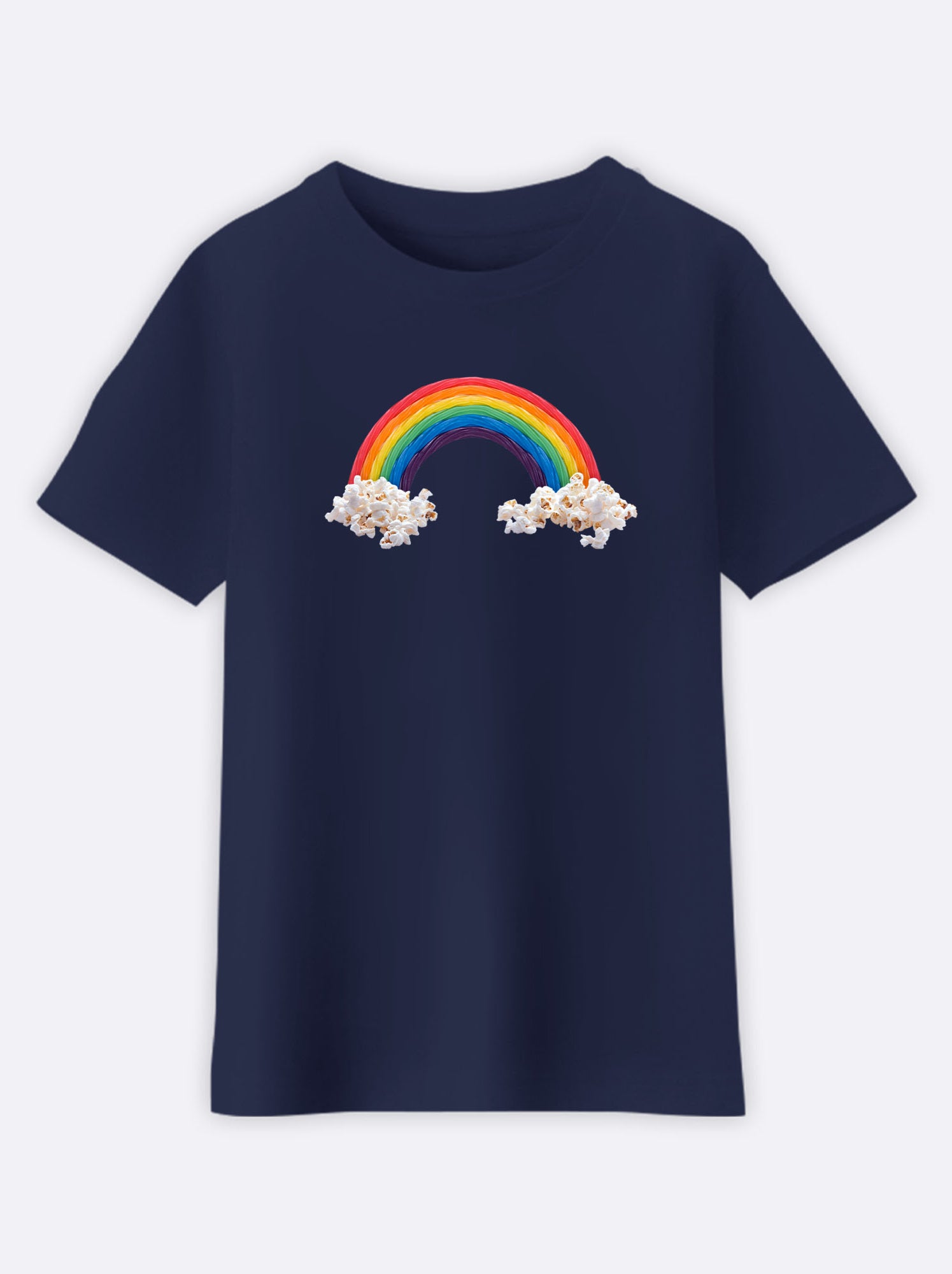 Tshirt Enfant CANDY RAINBAW - Bleu marine