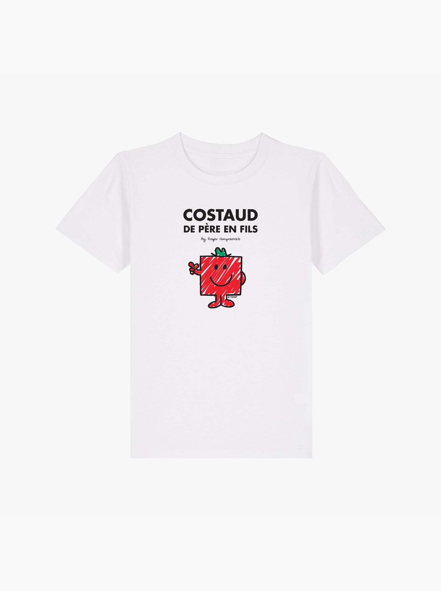 Tshirt Enfant COSTAUD DE PÈRE EN FILS - Blanc