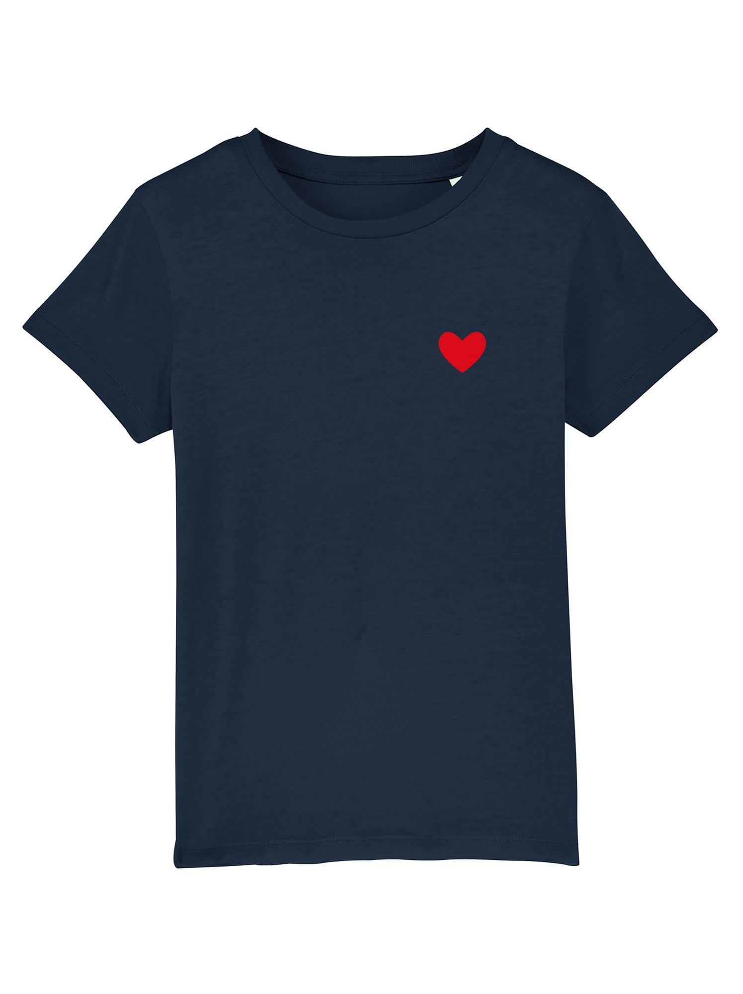 Tshirt Enfant DESSIN PETIT COEUR - Bleu marine