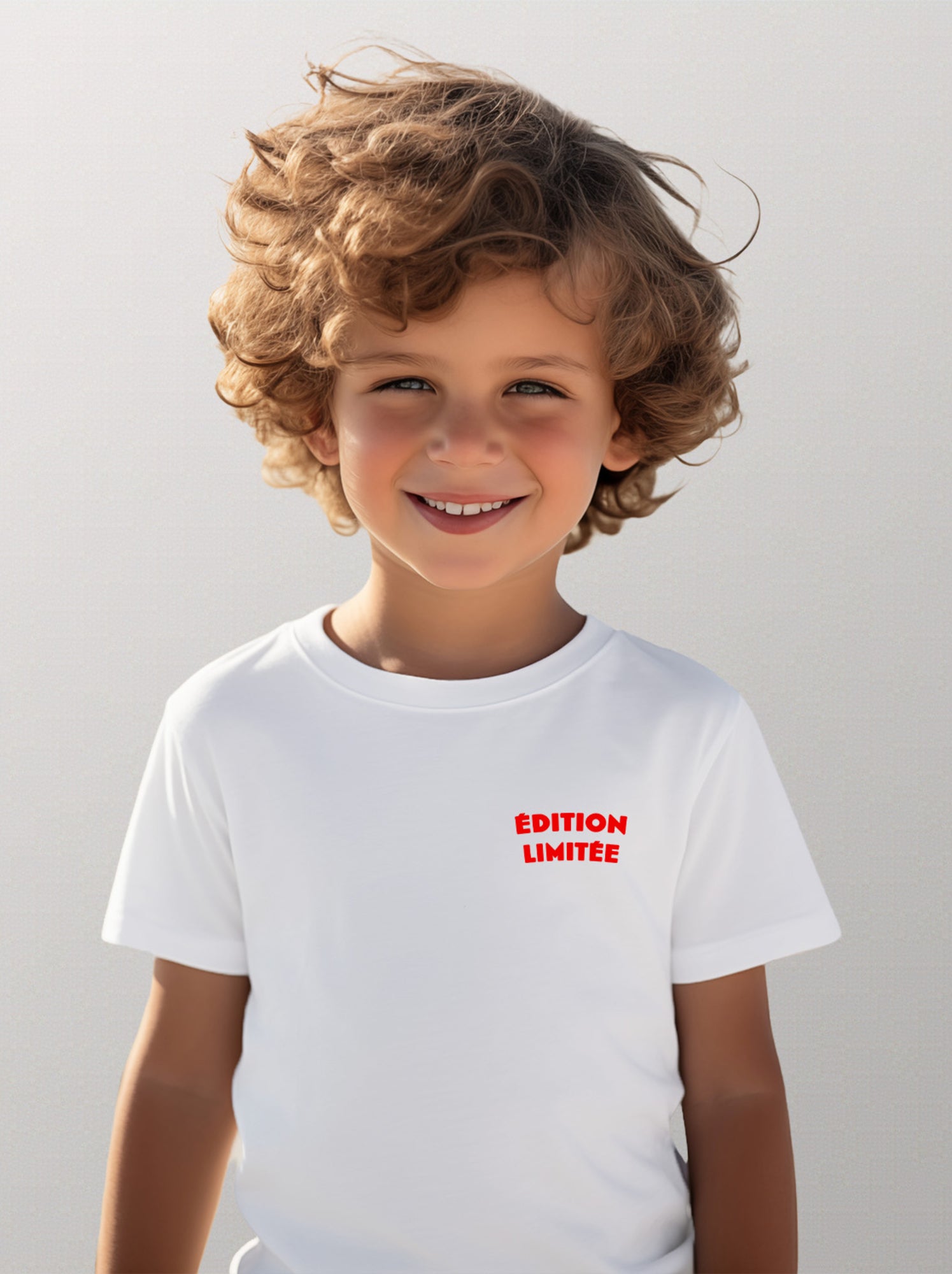 Tshirt Enfant EDITION LIMITÉE CŒUR - Blanc