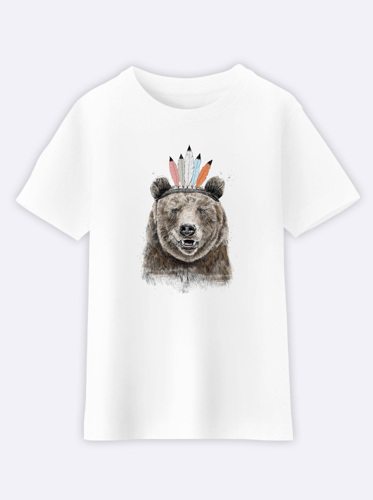 Tshirt Enfant FESTIVAL BEAR - Blanc