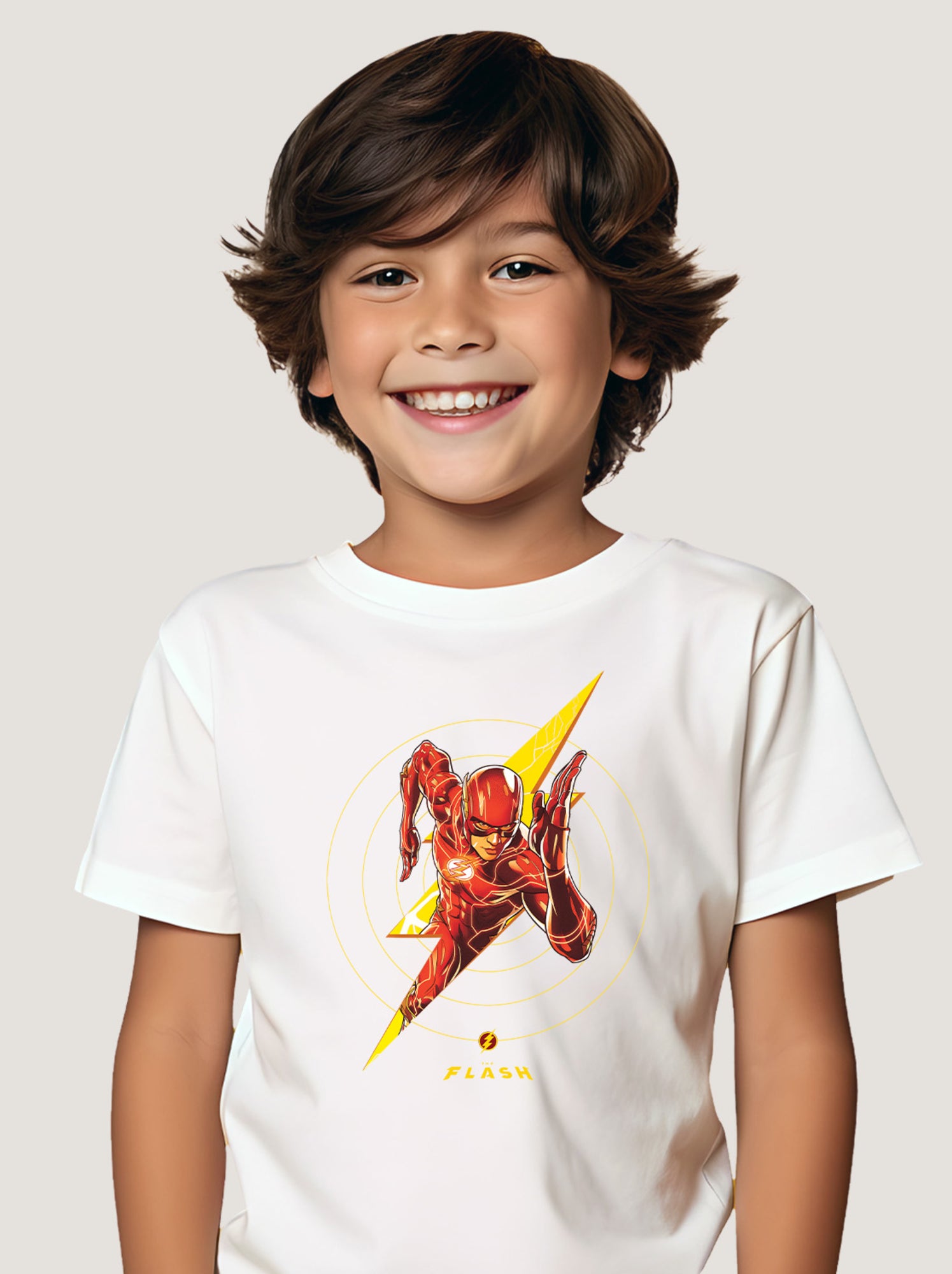 Tshirt Enfant FLASH 2 - Blanc