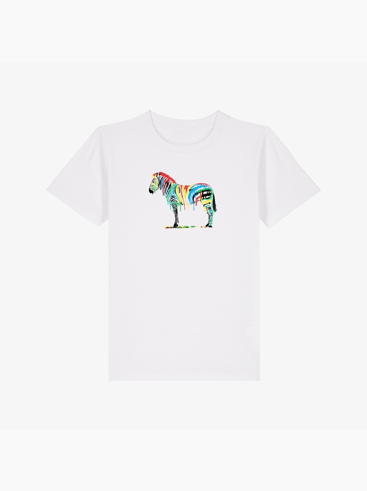 Tshirt Enfant FRESH PAINT - Blanc