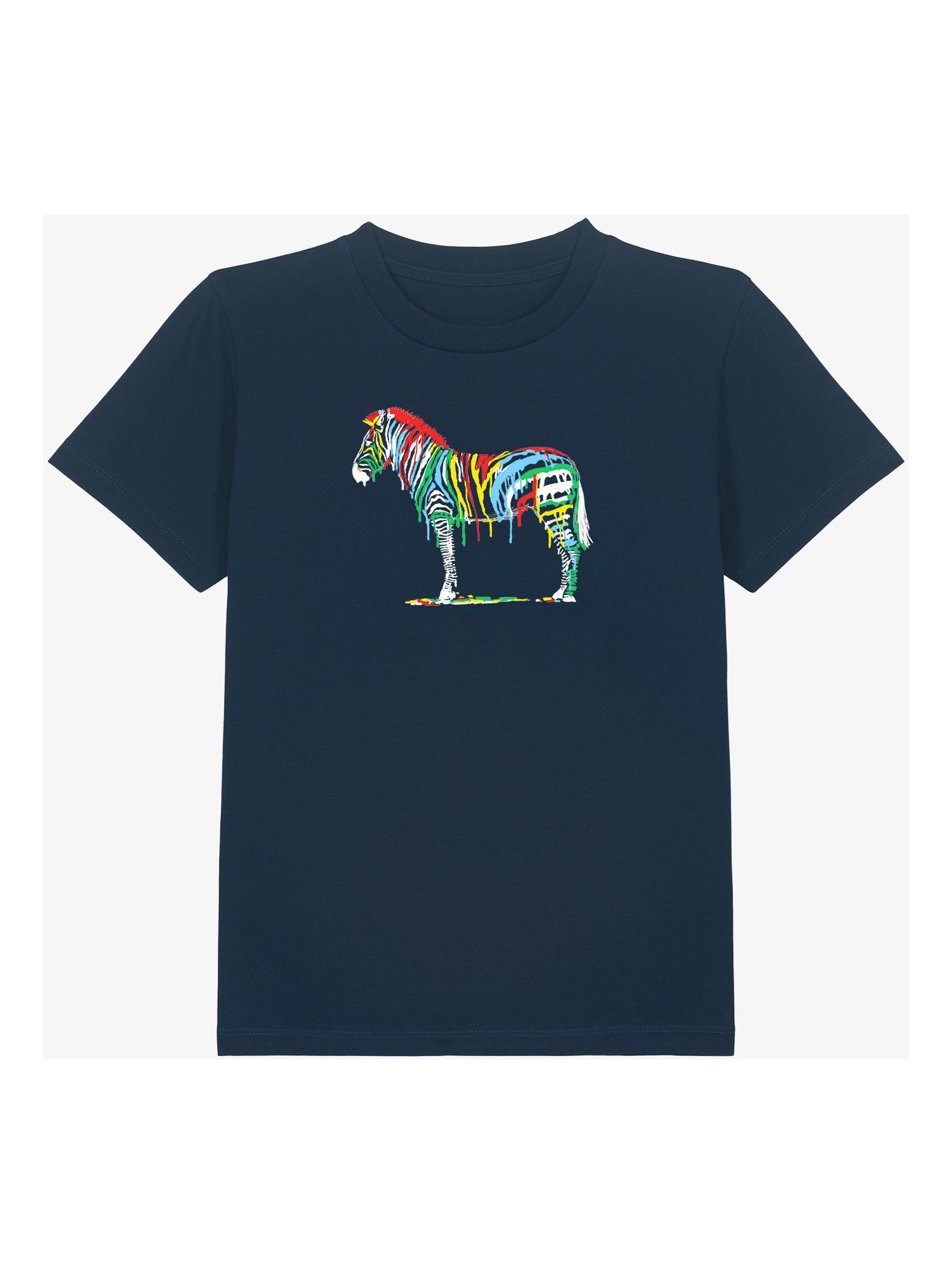 Tshirt Enfant FRESH PAINT - Bleu marine
