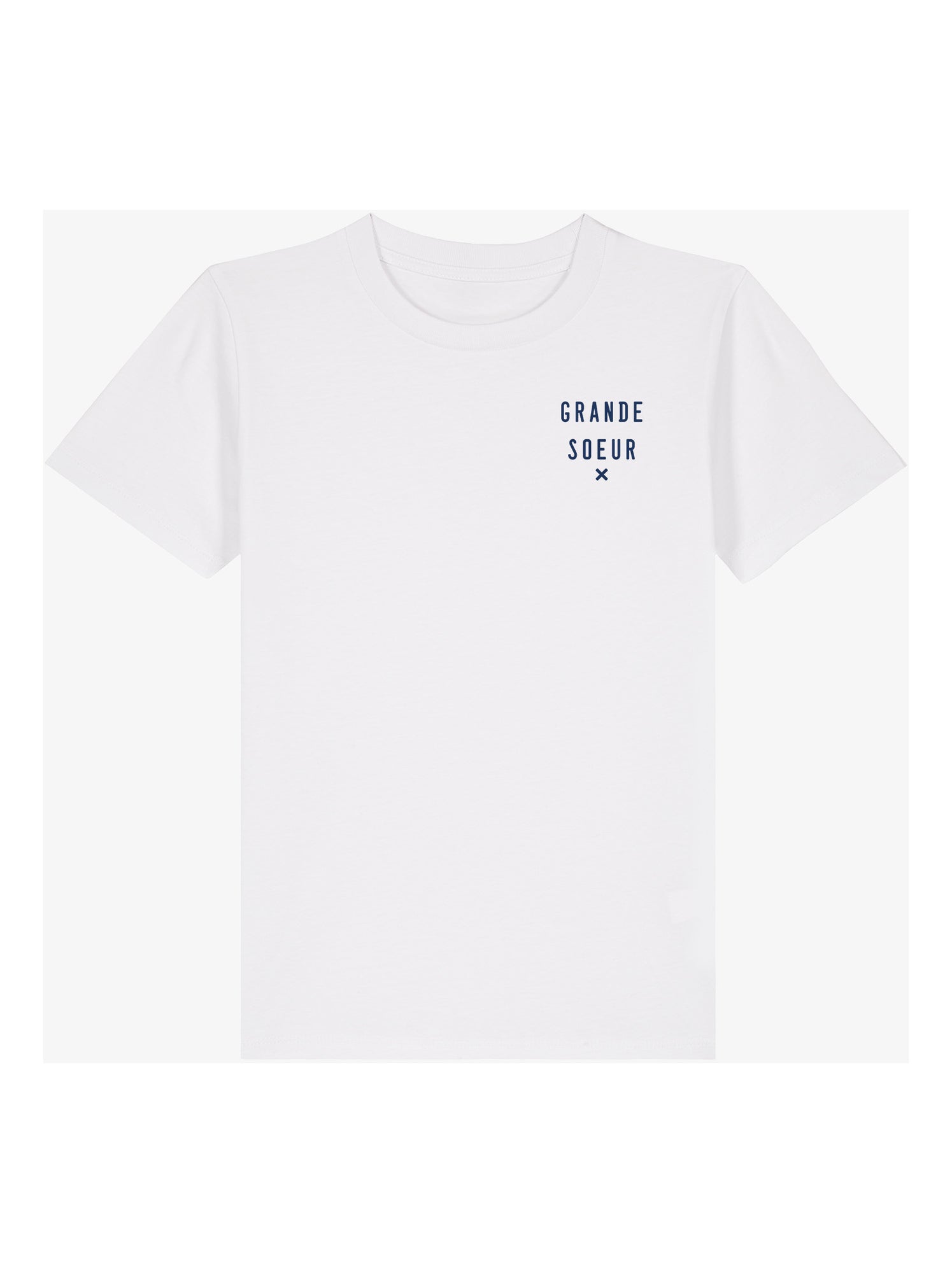 Tshirt Enfant GRANDE SŒUR X CŒUR WAF - Blanc