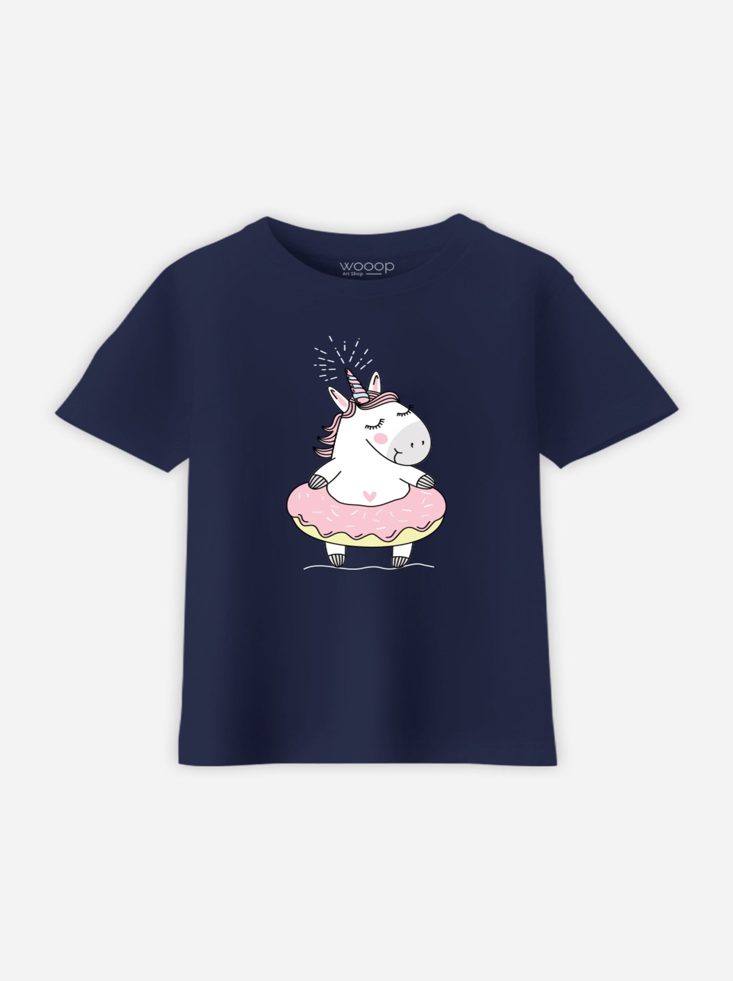 Tshirt Enfant LICORNE BOUEE - Bleu marine