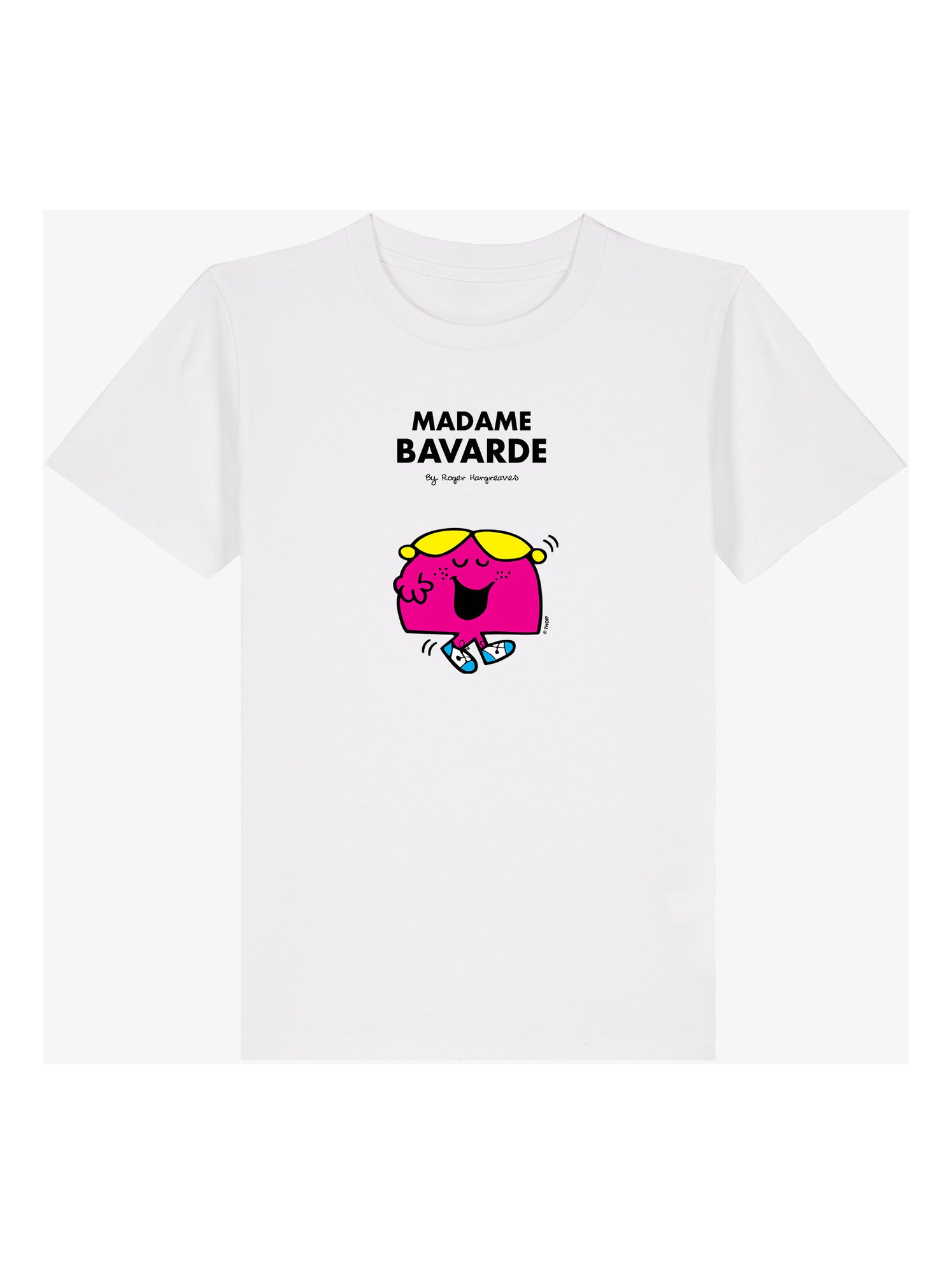 Tshirt Enfant MADAME BAVARDE - Blanc