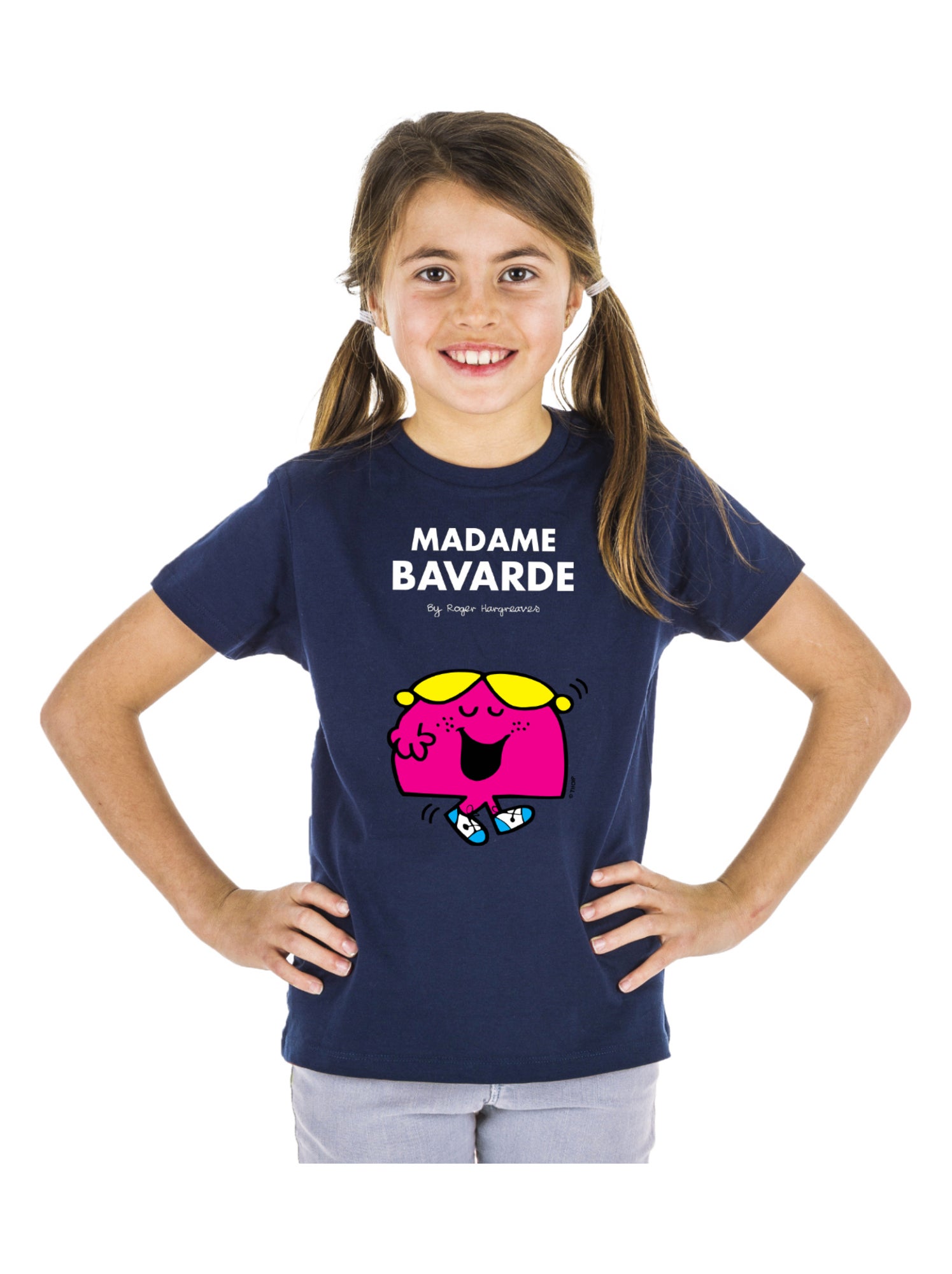 Tshirt Enfant MADAME BAVARDE - Bleu marine
