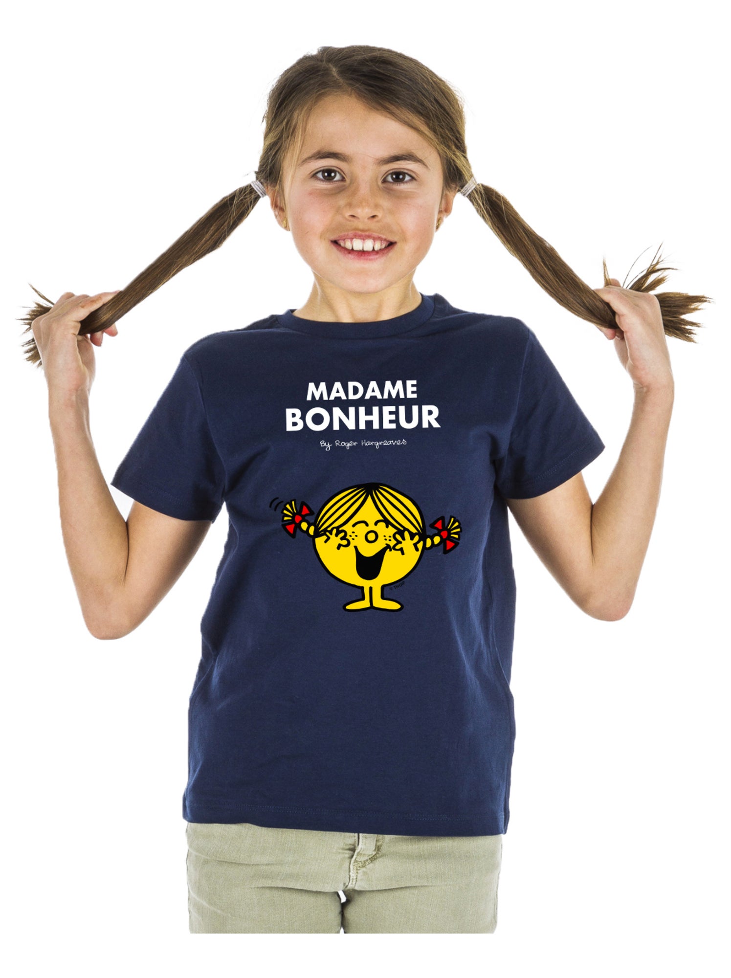 Tshirt Enfant MADAME BONHEUR - Bleu marine