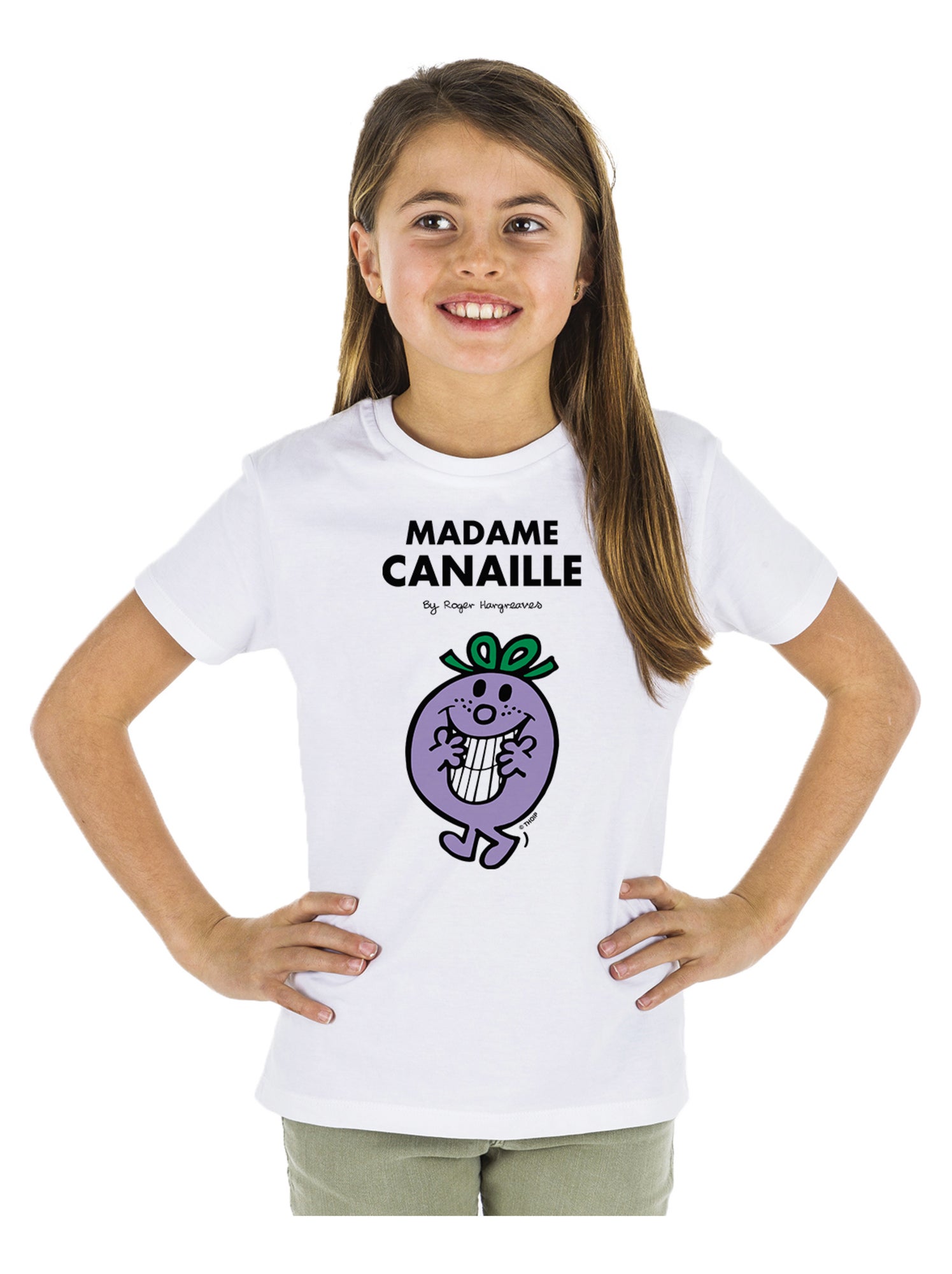 Tshirt Enfant MADAME CANAILLE - Blanc