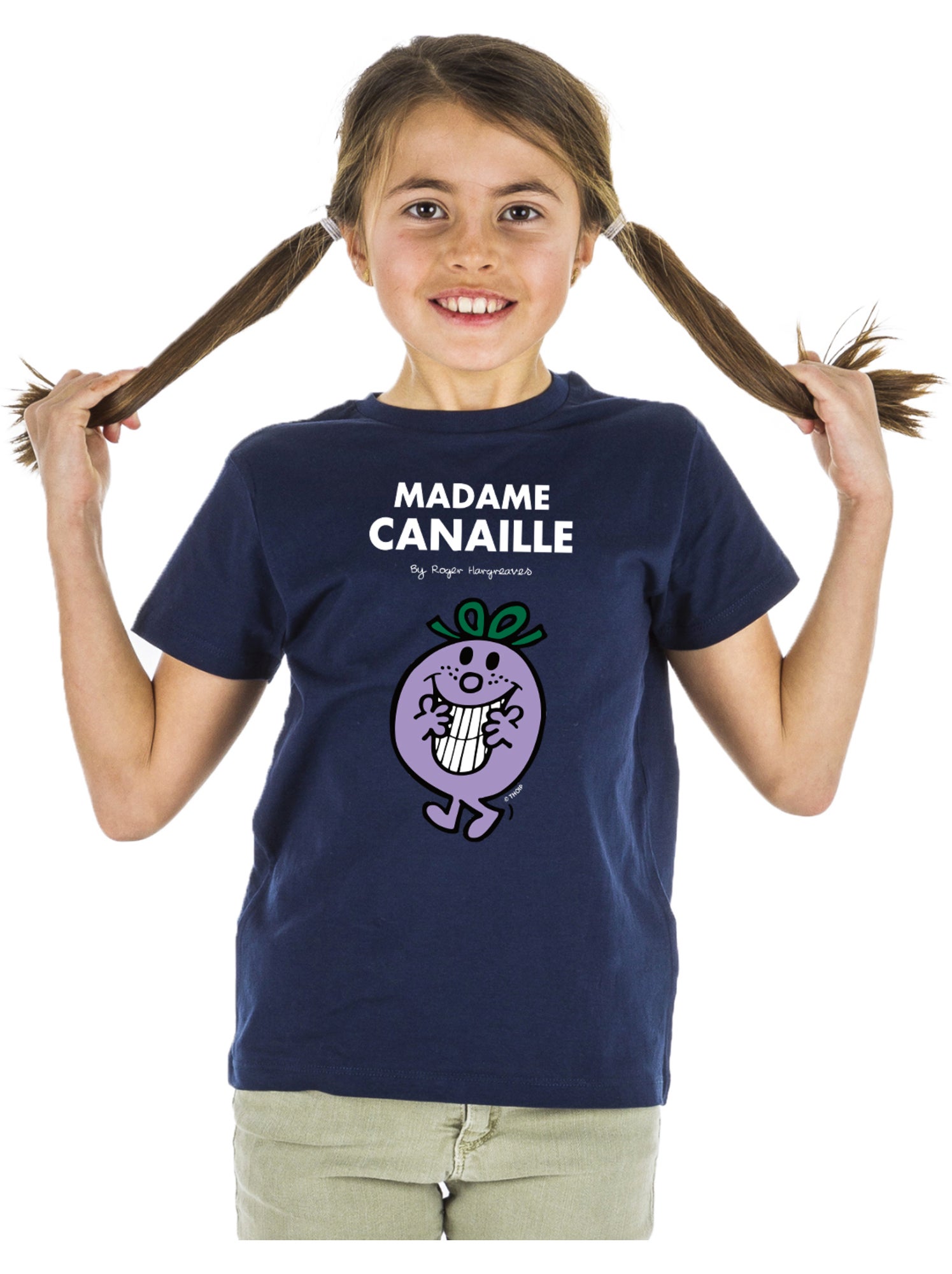 Tshirt Enfant MADAME CANAILLE - Bleu marine