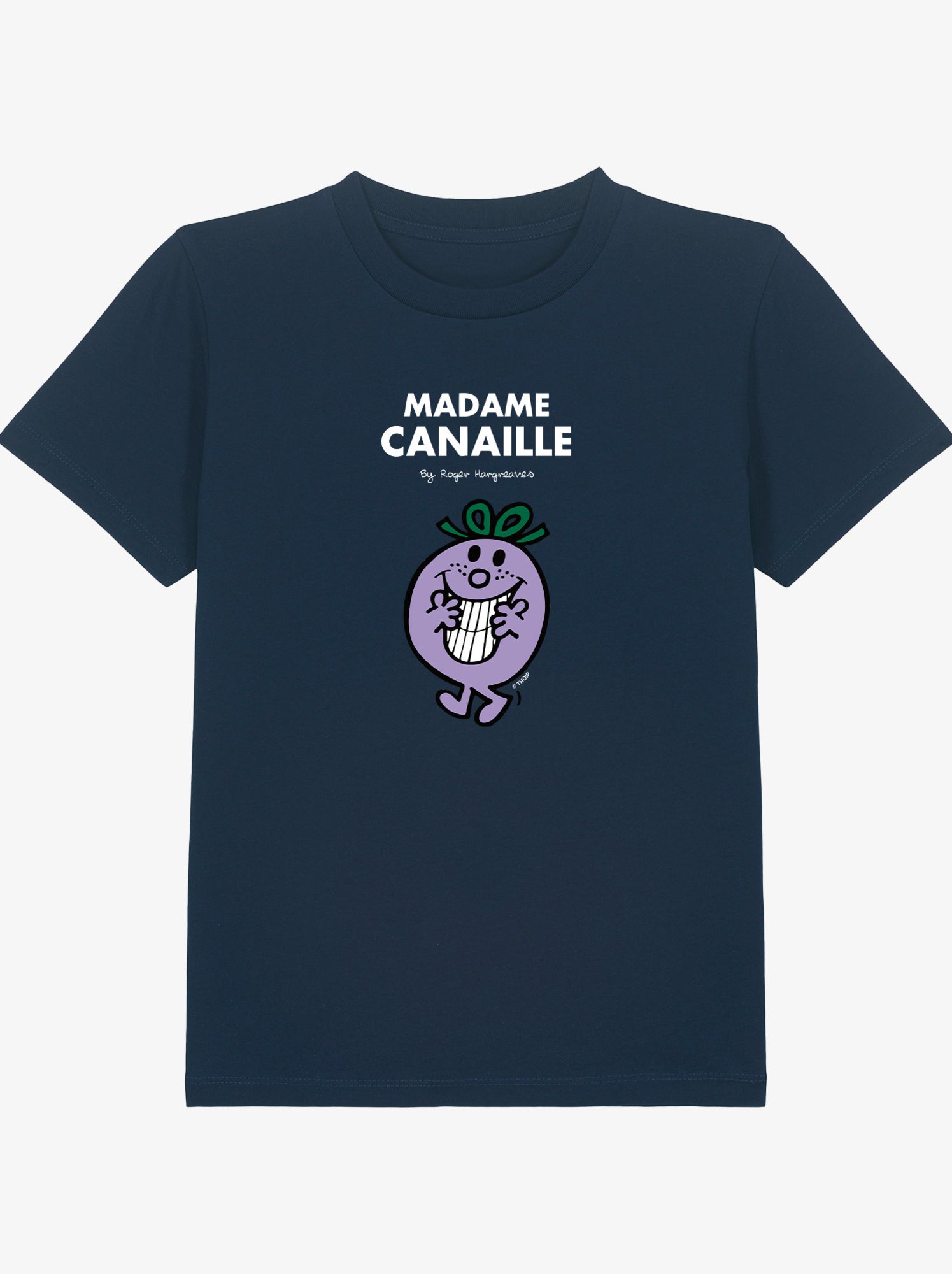 Tshirt Enfant MADAME CANAILLE - Bleu marine