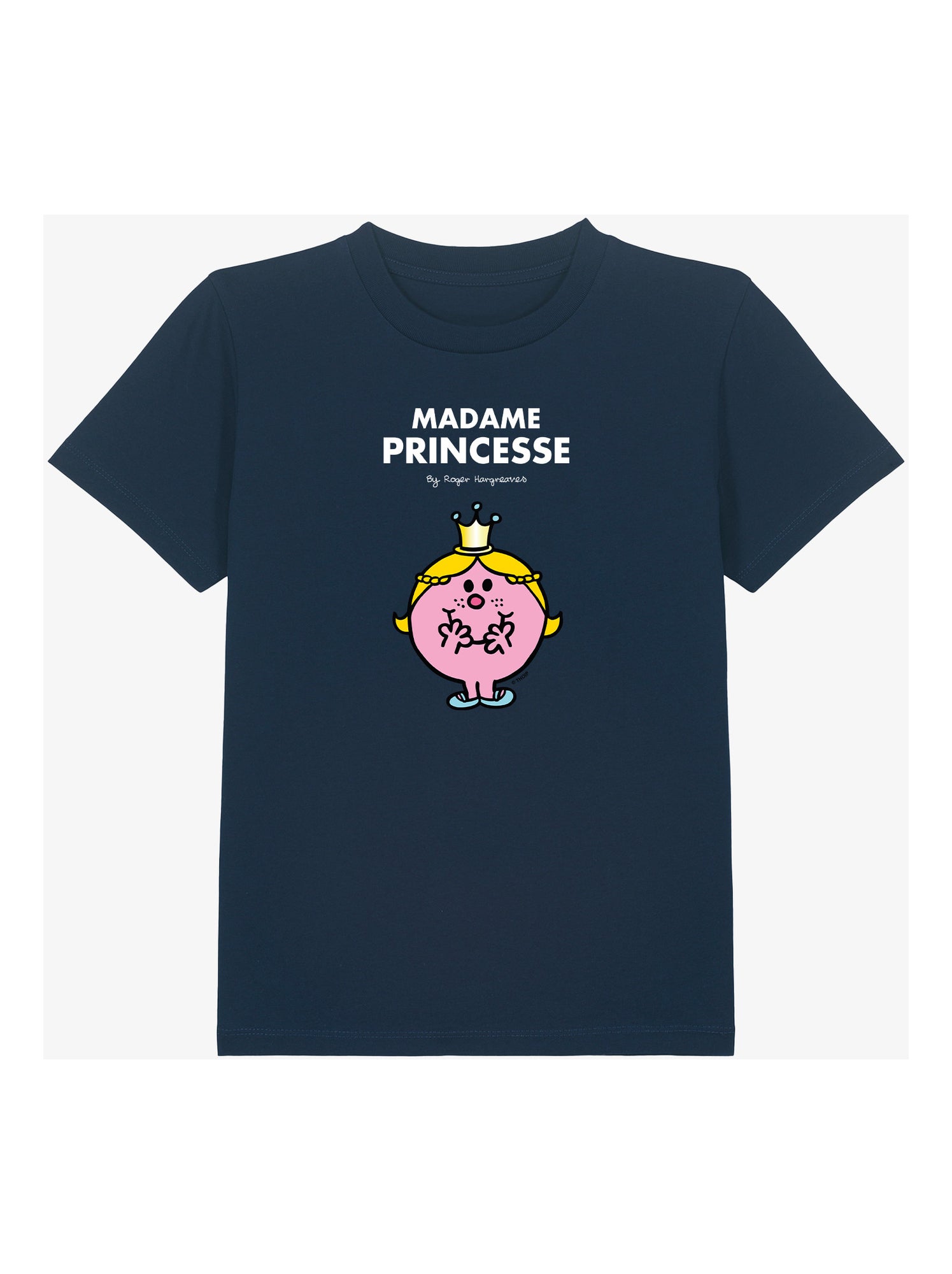 Tshirt Enfant MADAME PRINCESSE - Bleu marine