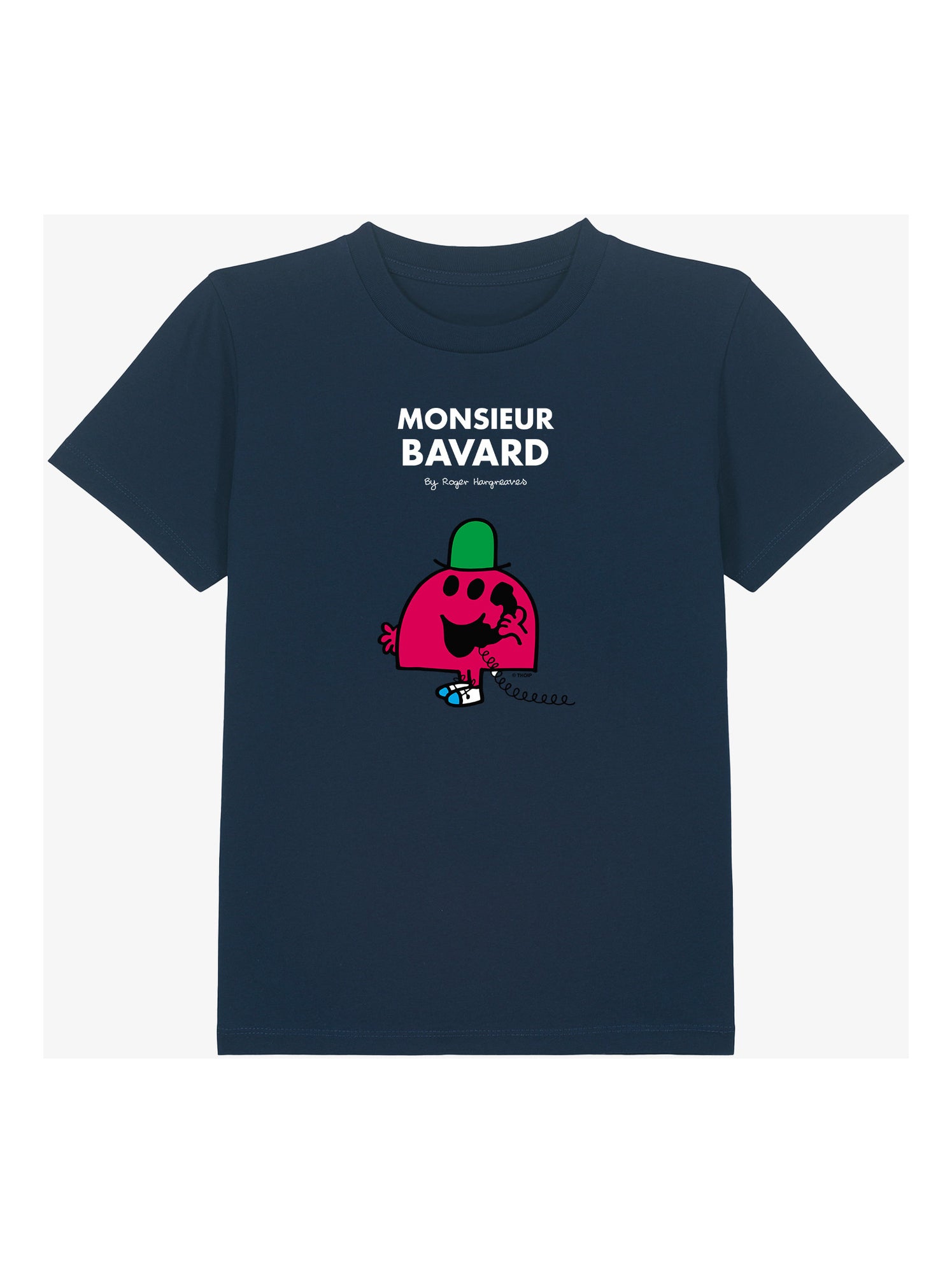 Tshirt Enfant MONSIEUR BAVARD - Bleu marine