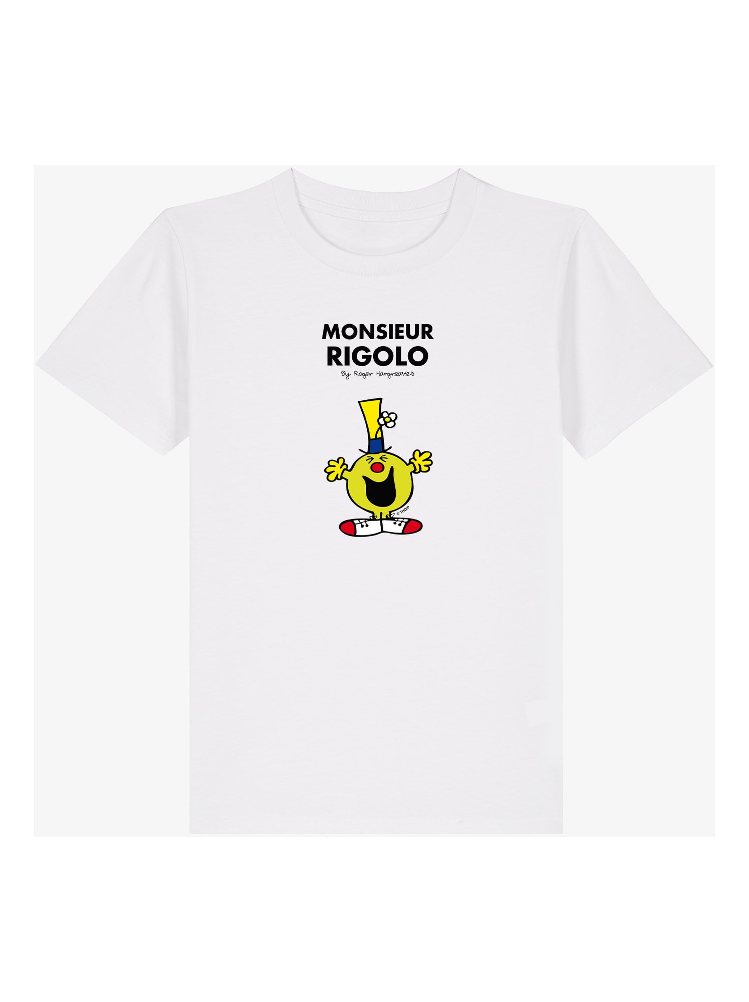 Tshirt Enfant MONSIEUR RIGOLO - Blanc