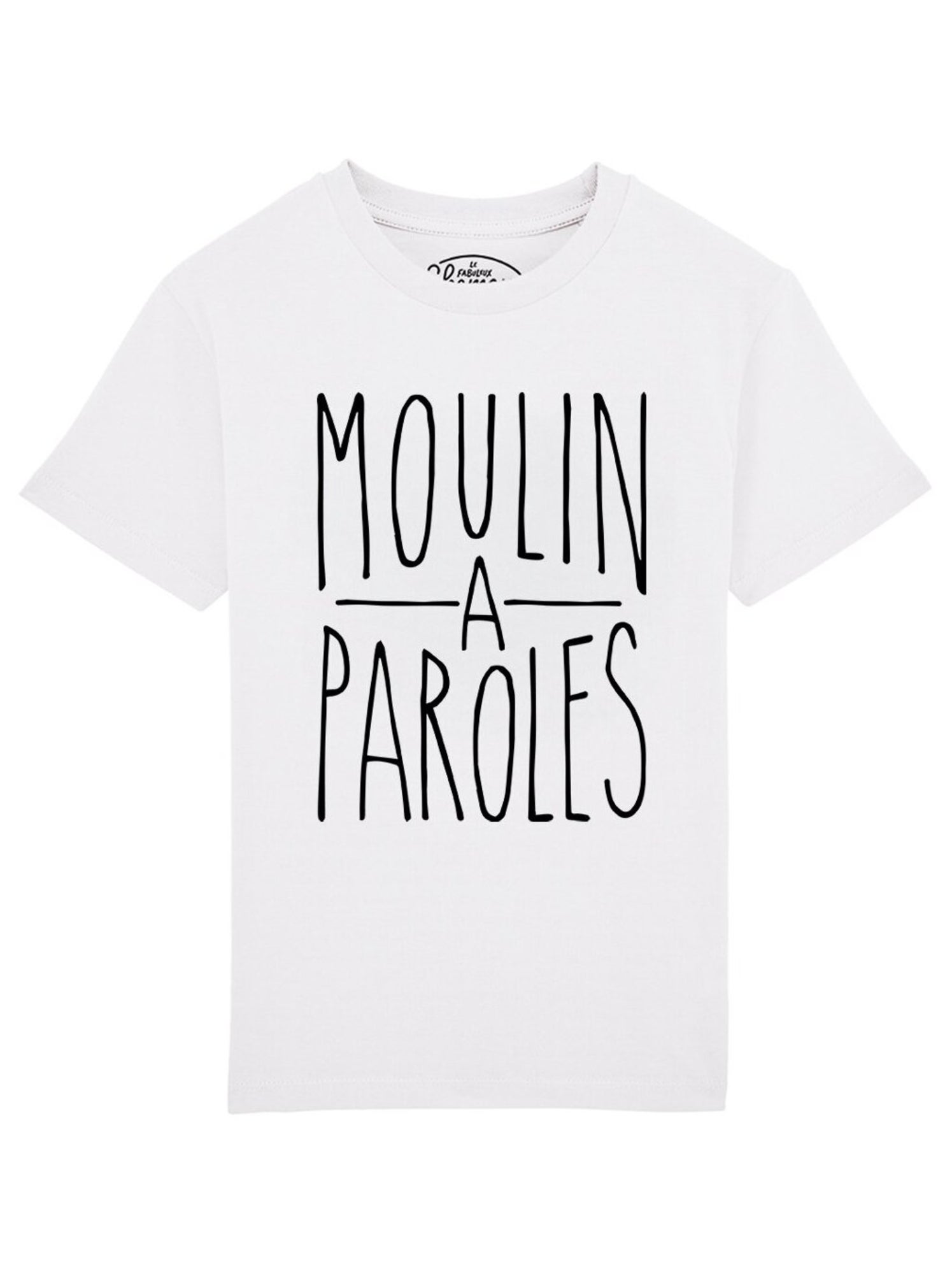 Tshirt Enfant MOULIN A PAROLES - Blanc