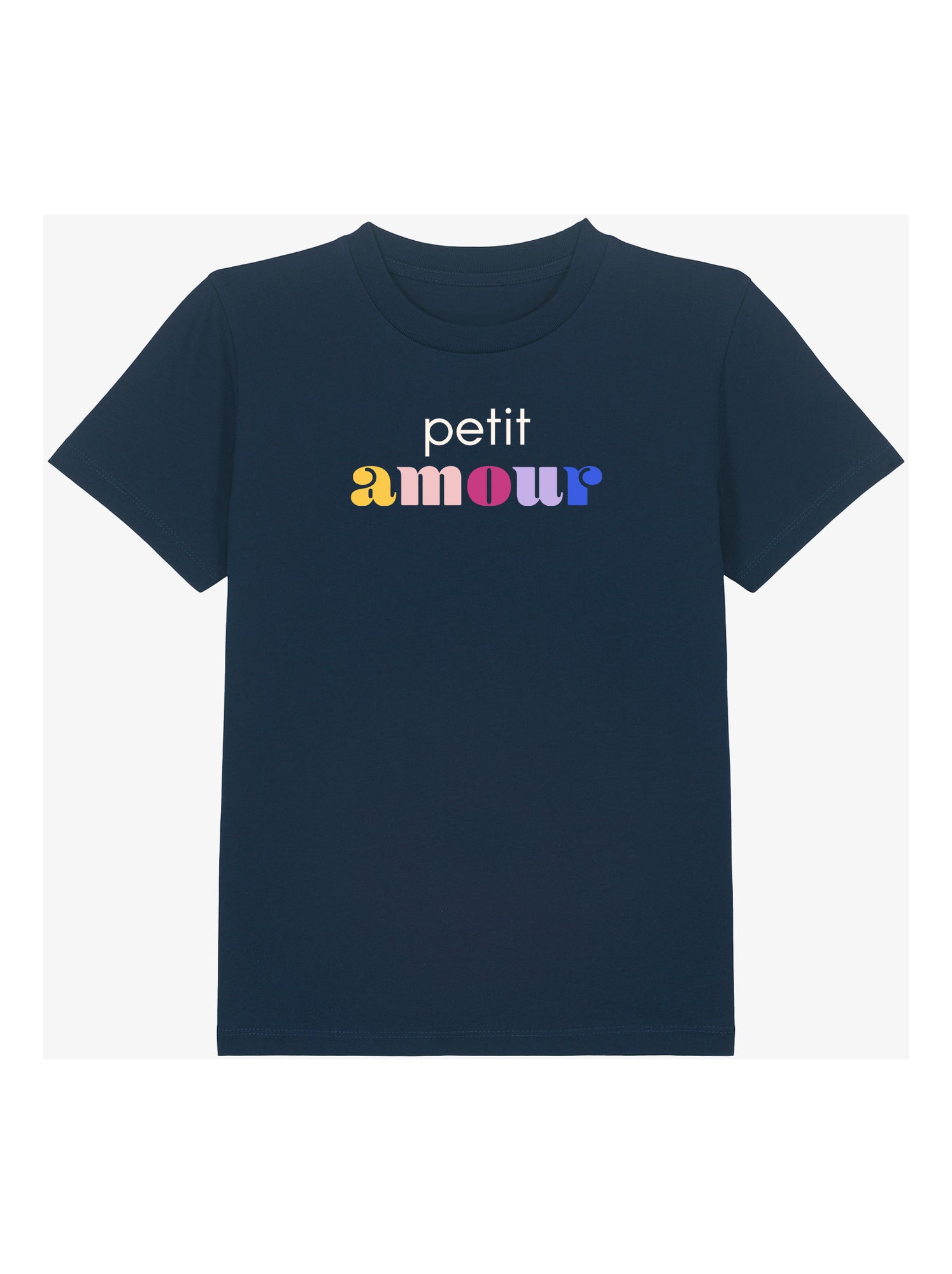 Tshirt Enfant PETIT AMOUR WAF - Bleu marine