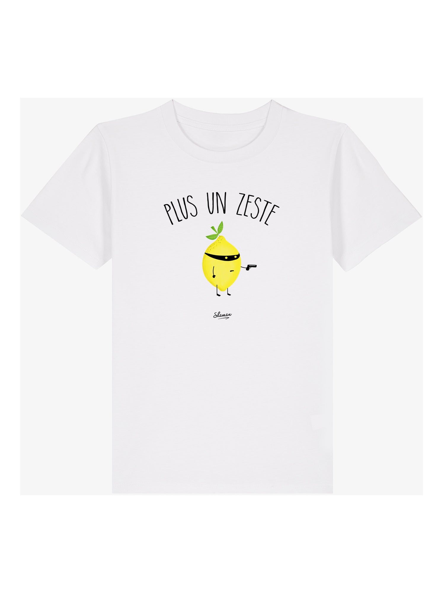 Tshirt Enfant PLUS UN ZESTE - Blanc