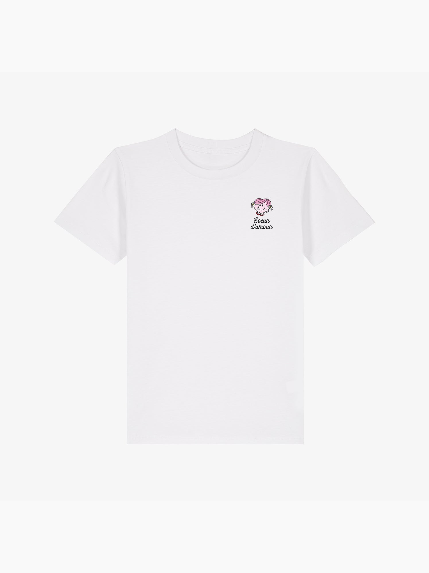 Tshirt Enfant SOEUR D AMOUR COEUR - Blanc