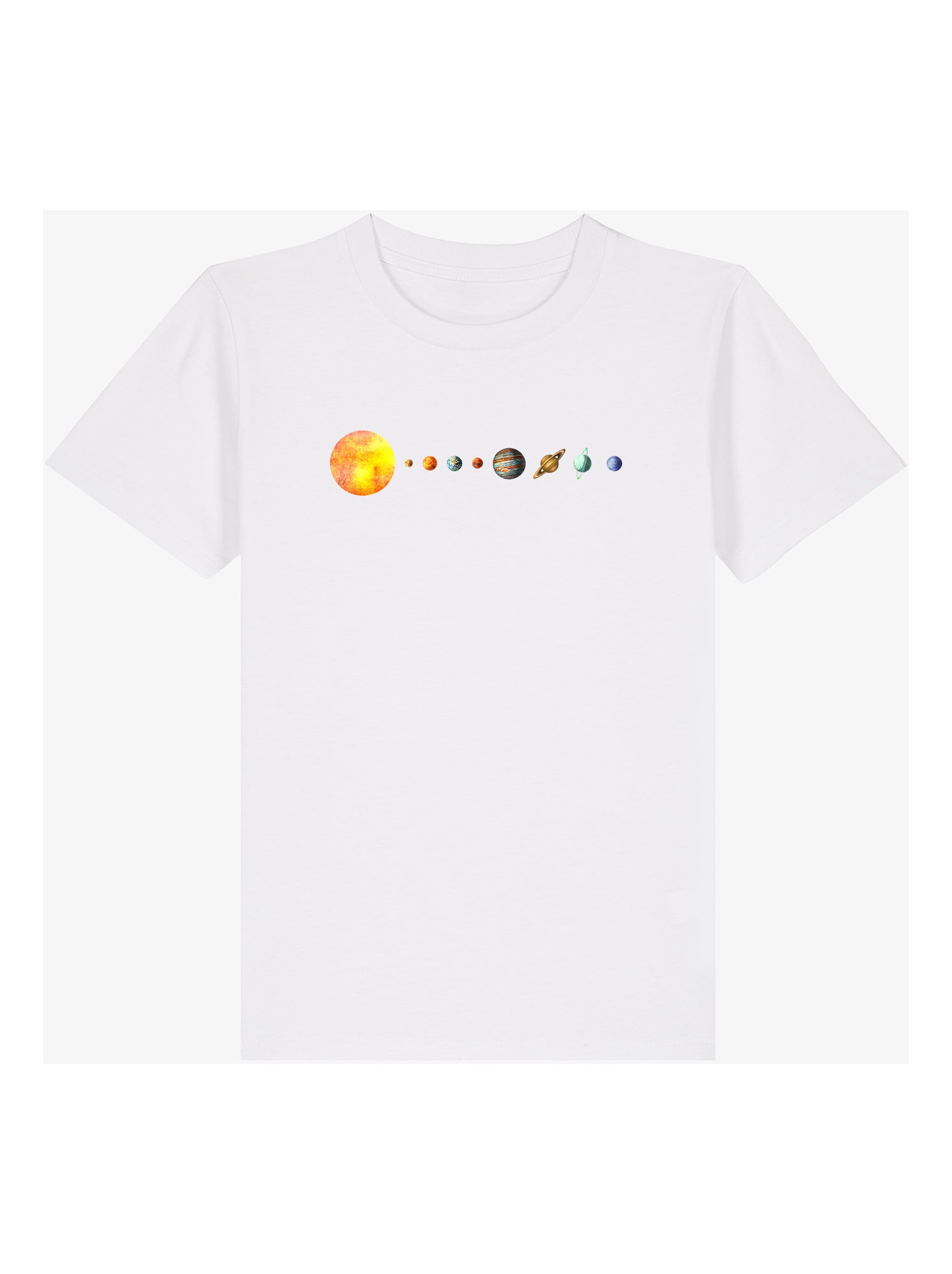 Tshirt Enfant SOLAR SYSTEM - Blanc