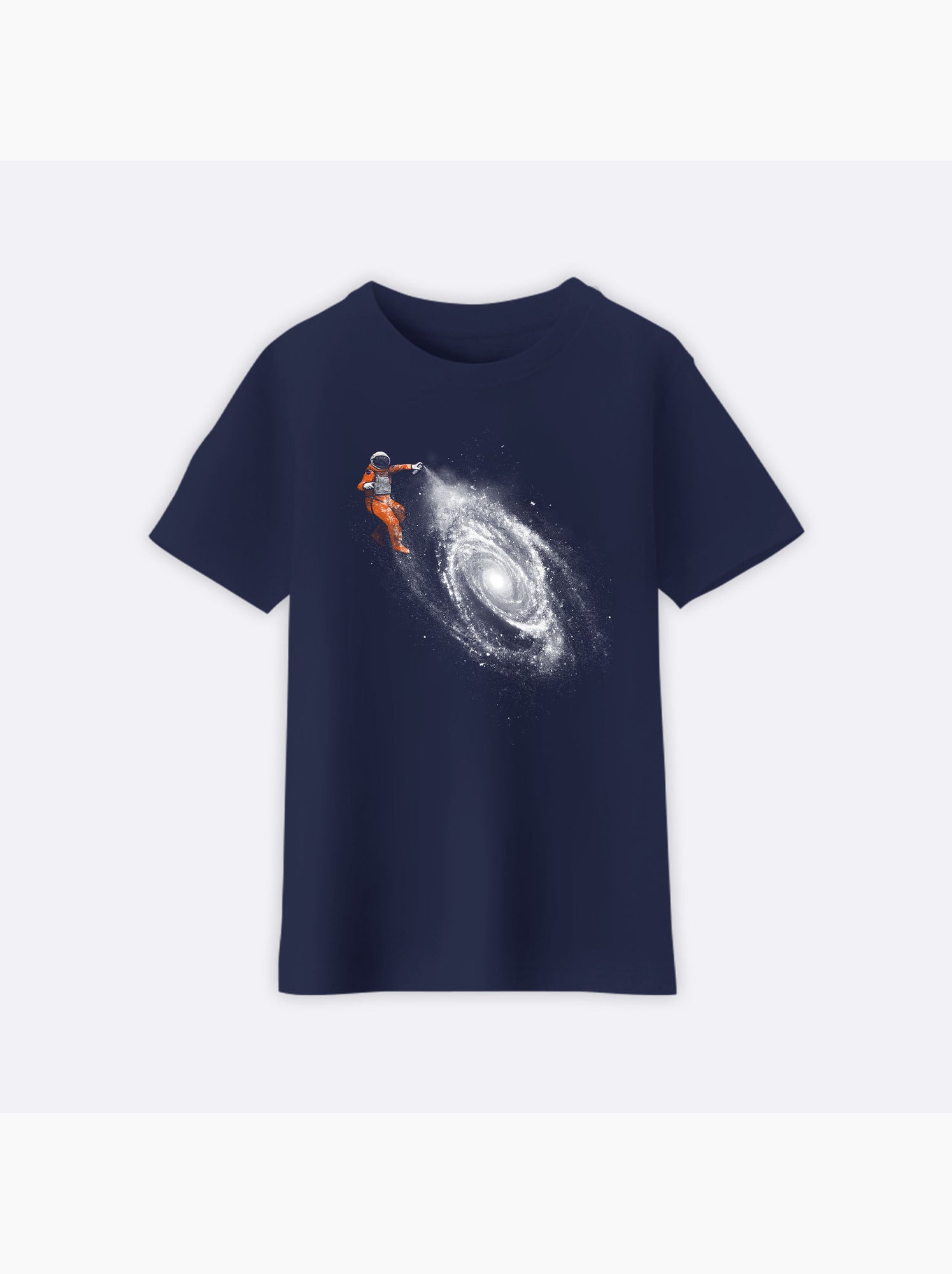 Tshirt Enfant SPACE ART - Bleu marine
