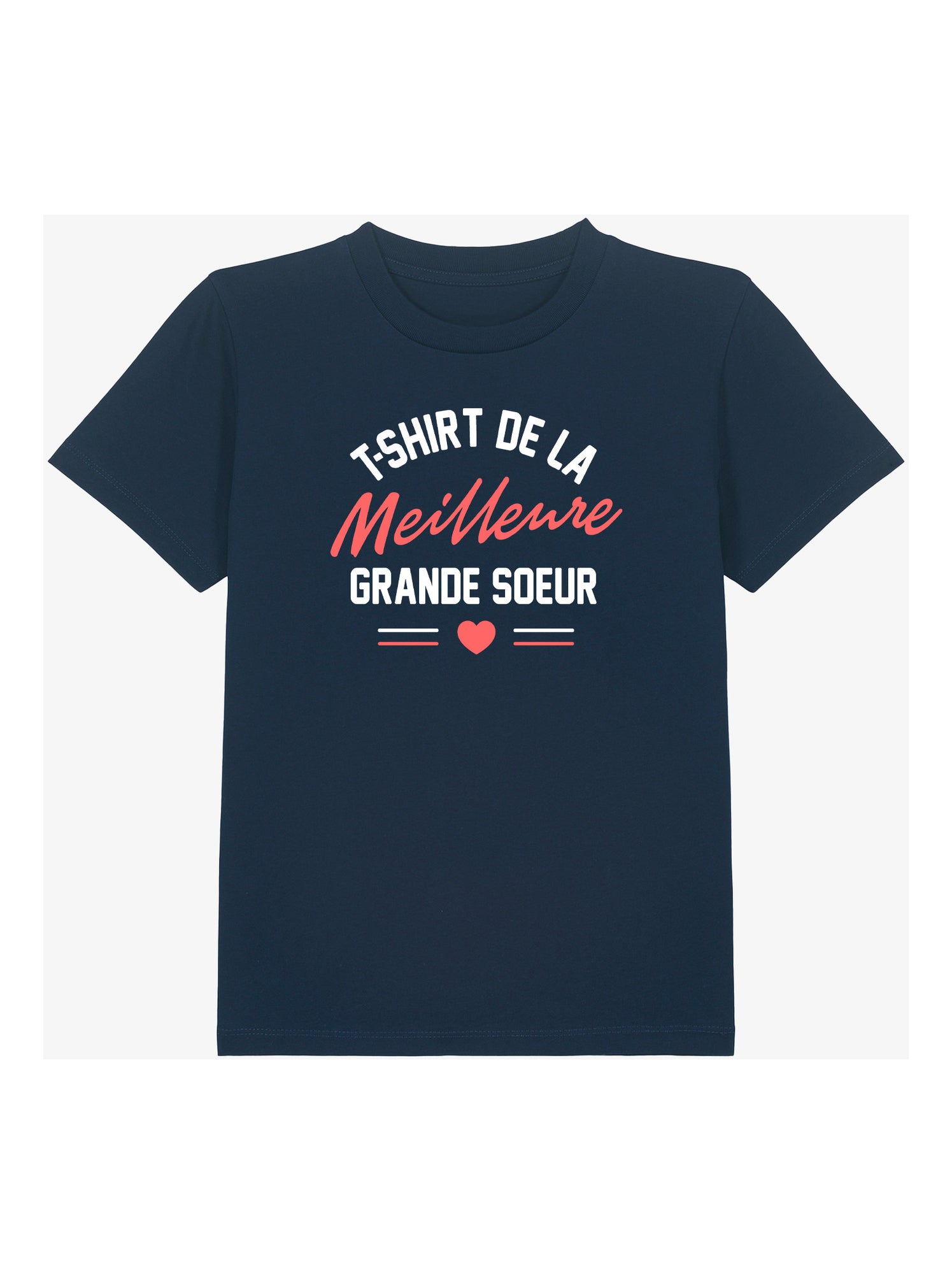 Tshirt Enfant Tshirt Enfant DE LA MEILLEURE GRANDE SŒUR - Bleu marine