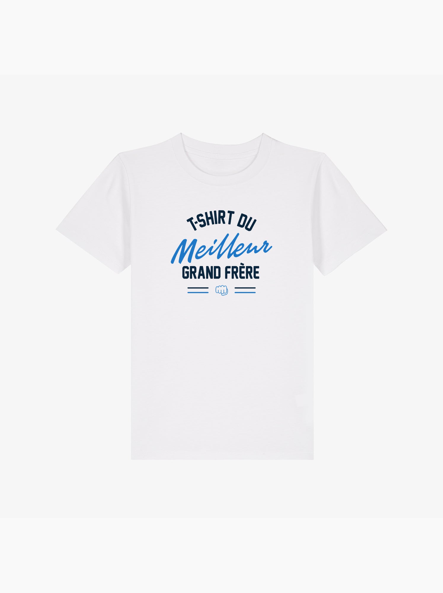 Tshirt Enfant Tshirt Enfant DU MEILLEUR GRAND FRÈRE - Blanc