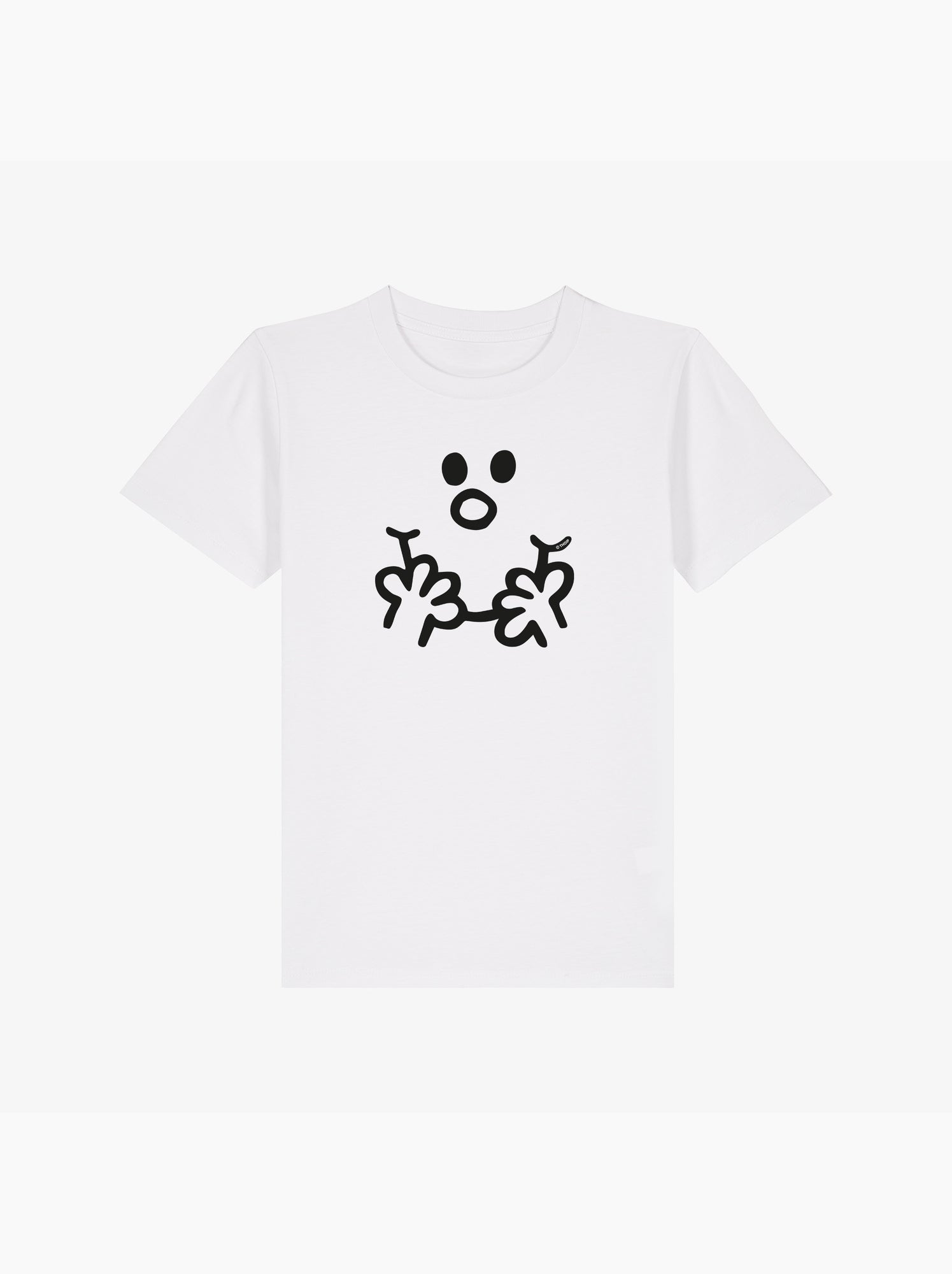 Tshirt Enfant VISAGE MONSIEUR - Blanc