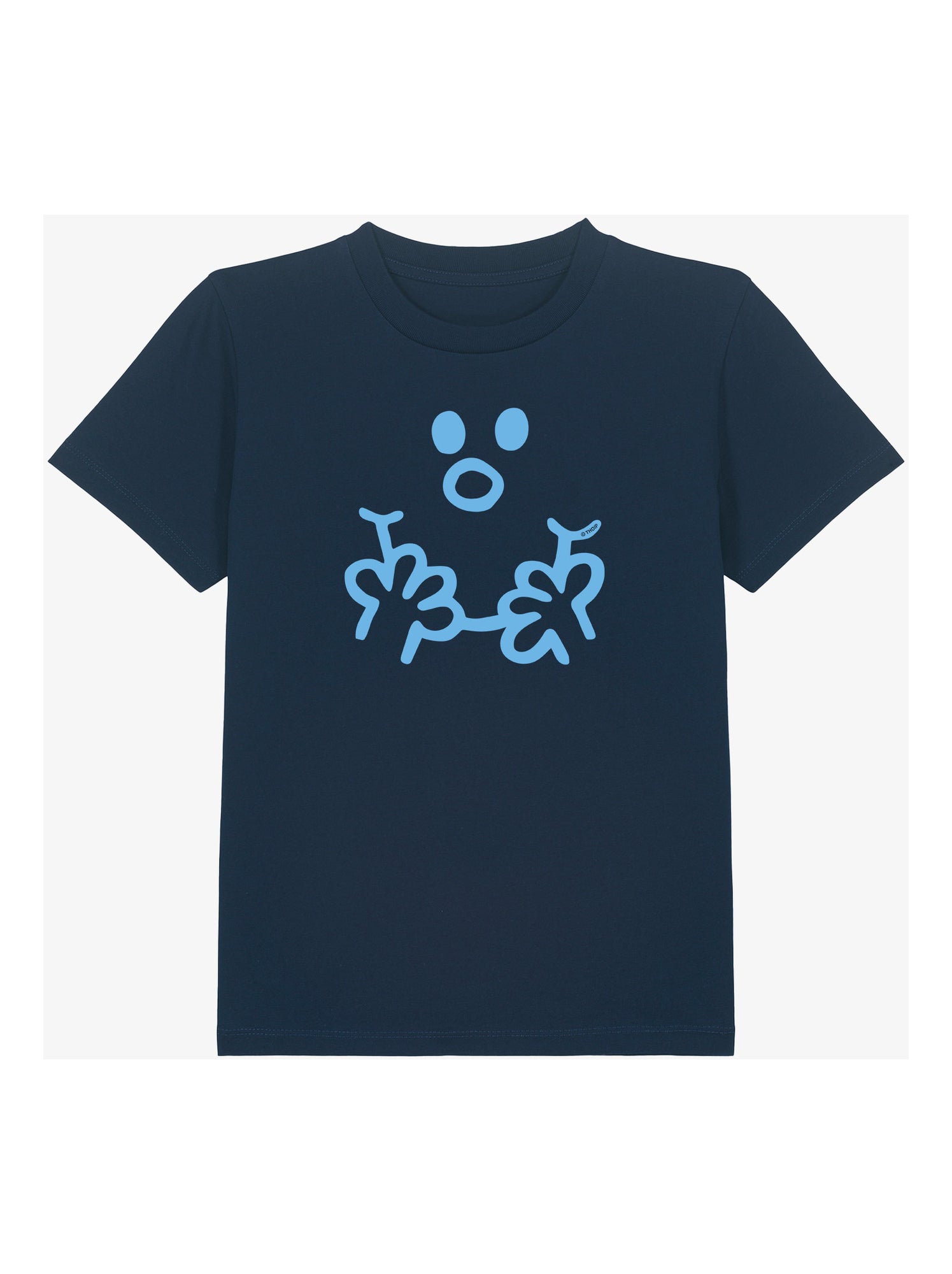 Tshirt Enfant VISAGE MONSIEUR - Bleu marine
