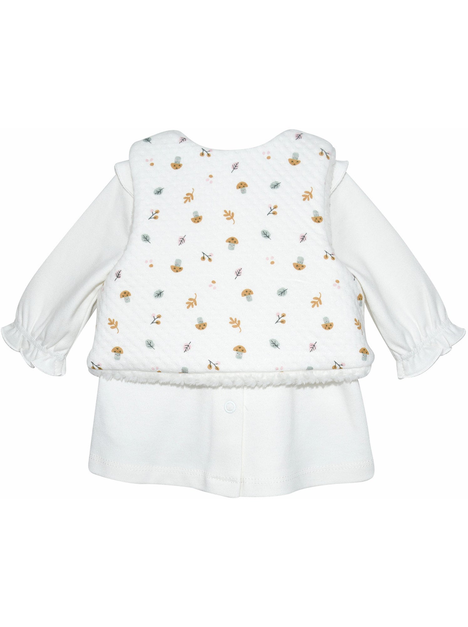 Tunic jegging gilet s/s mches santa maille naissance - Beige