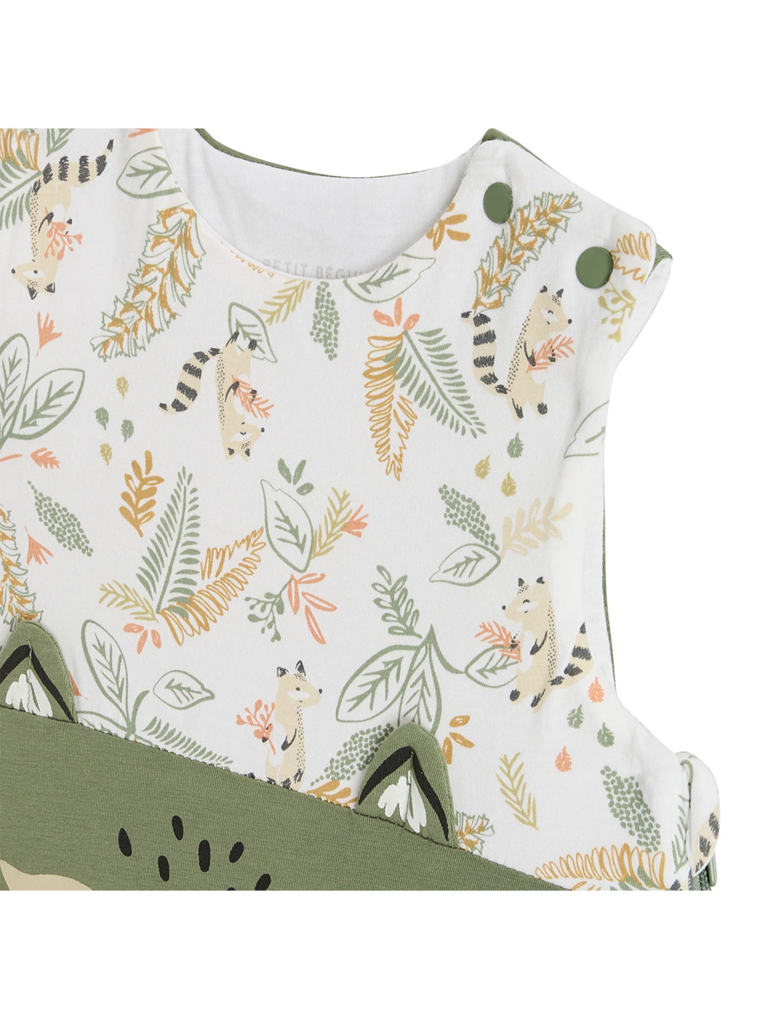 Turbulette TOG 2 avec pieds retroussables Gabin - Vert